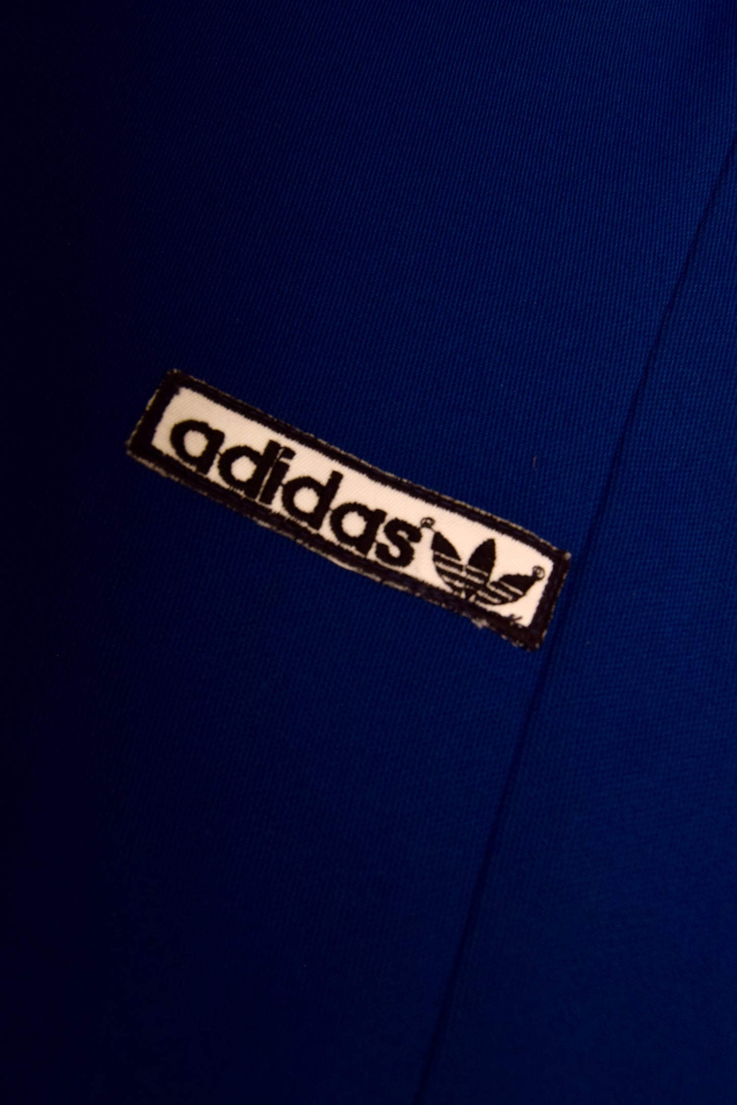 Vintage Adidas Quarter 1/4 Zip Sweatshirt / Jacket Blue Size 50 / M Made in Yugoslavia