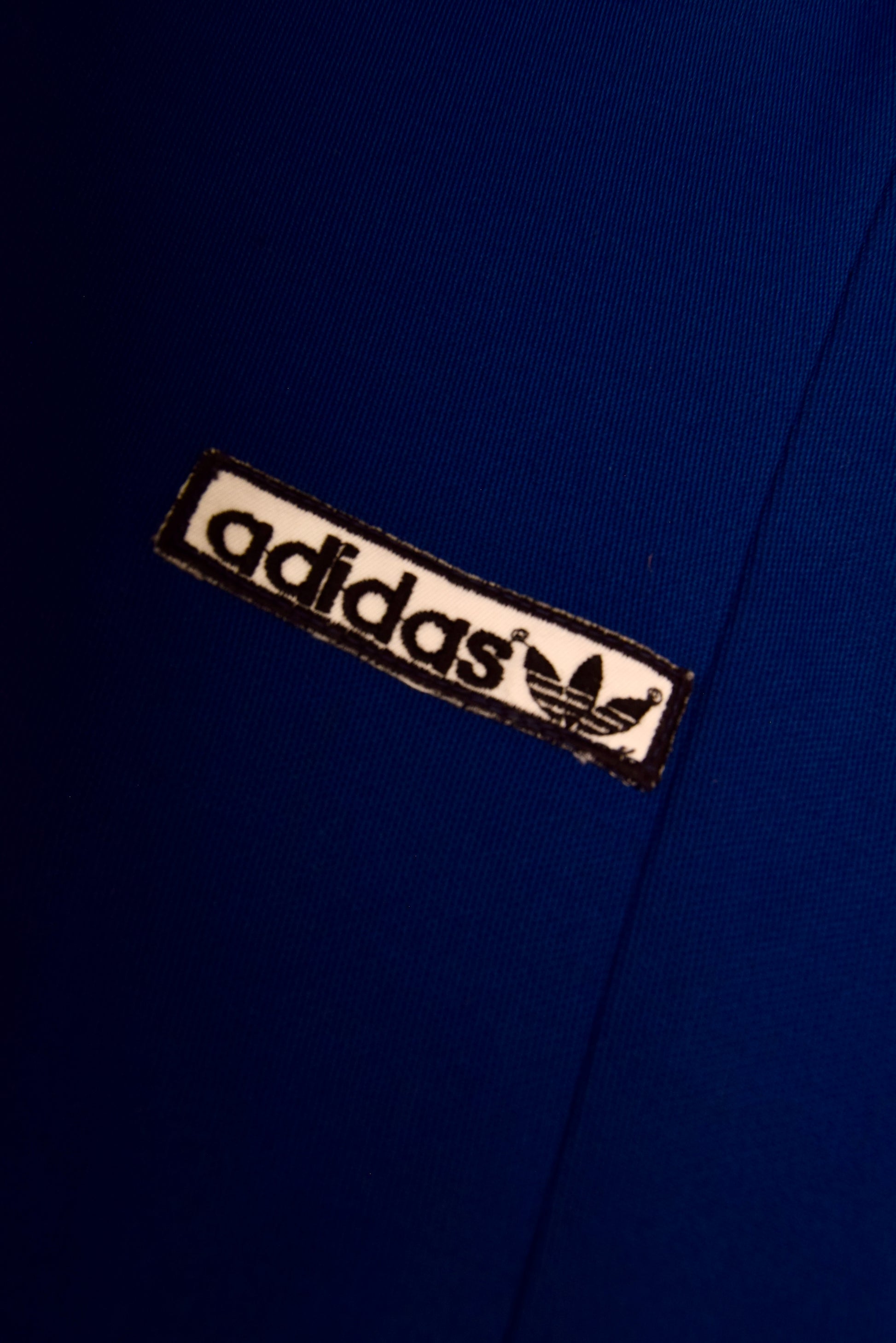 Vintage Adidas Quarter 1/4 Zip Sweatshirt / Jacket Blue Size 50 / M Made in Yugoslavia