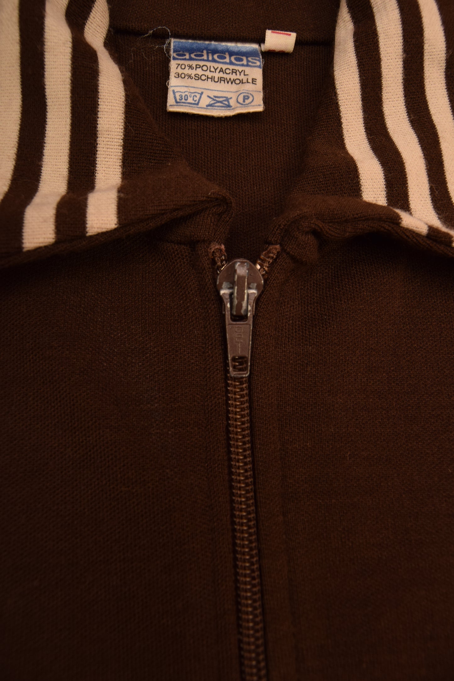 Vintage 70's Adidas Ein Schwahn - Erzeugnis Jacket Brown Size M