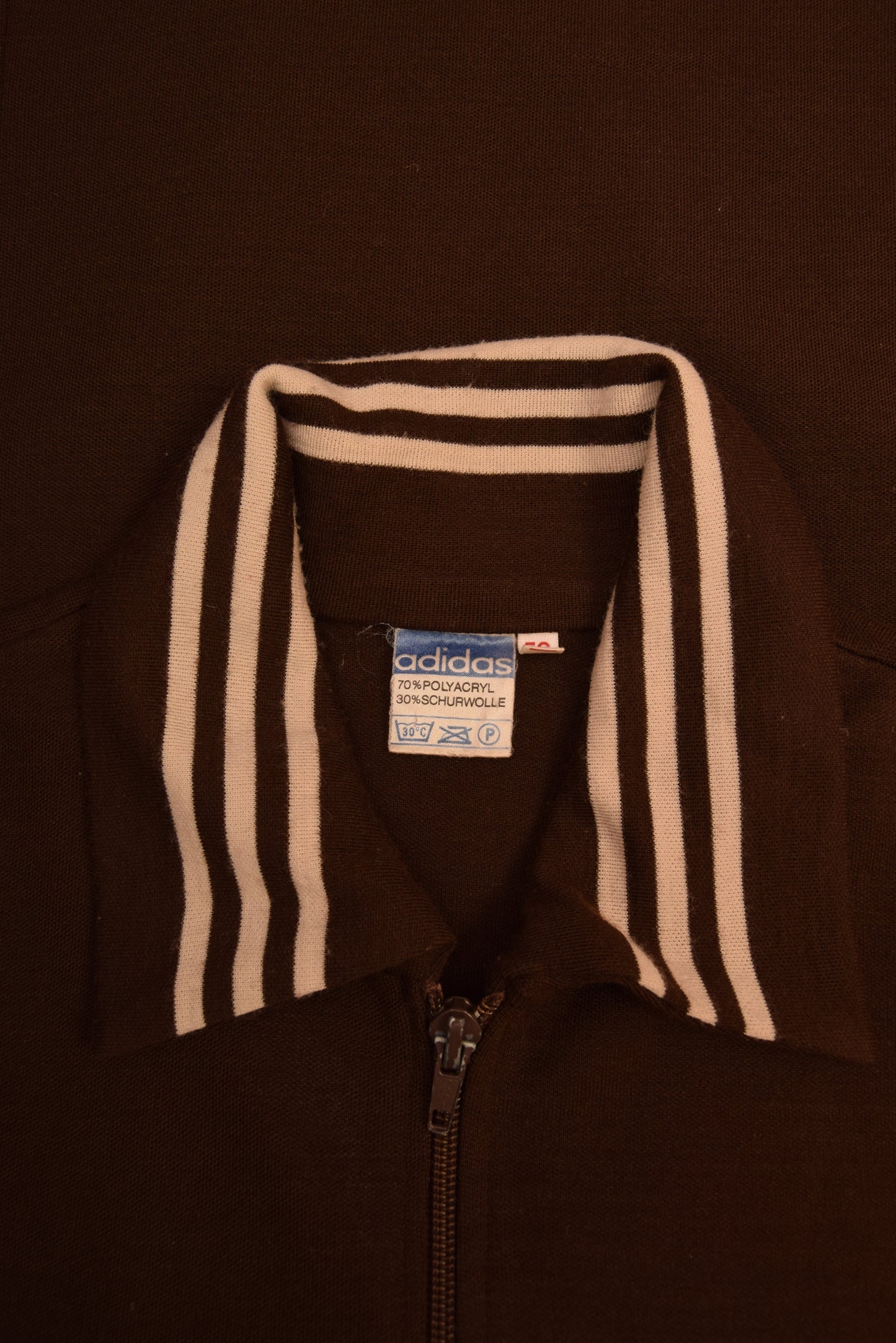 Vintage 70's Adidas Ein Schwahn - Erzeugnis Jacket Brown Size M