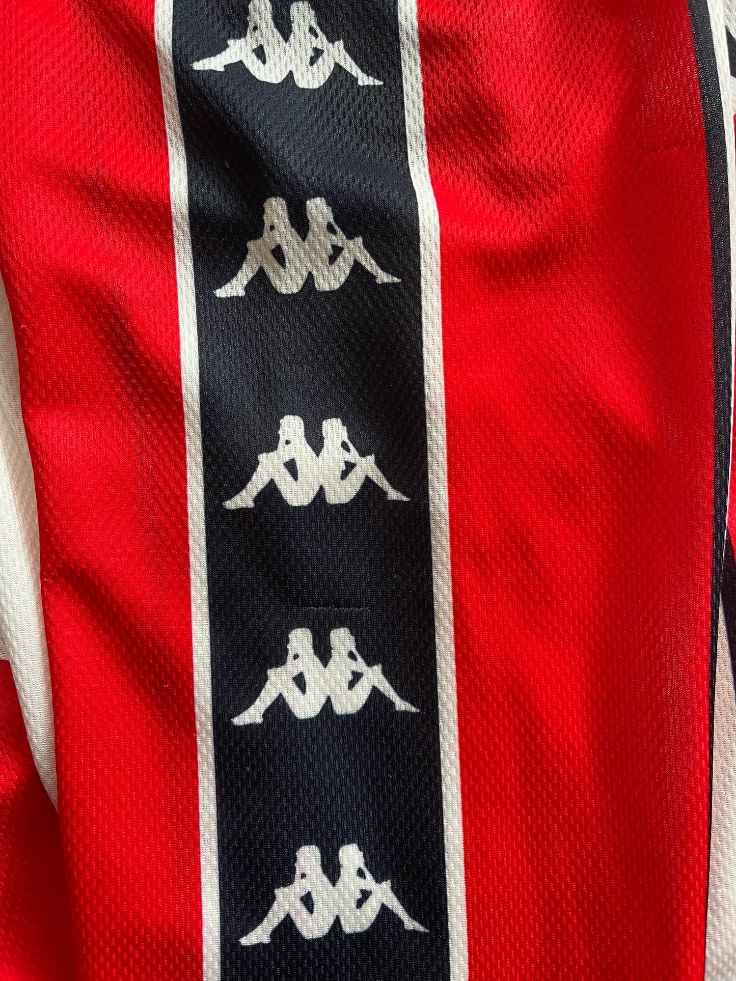 Vintage FK Crvena Zvezda Red Star Belgrade 1995-1997 Football Home Shirt Size S Made in Italy Long Sleeve Red White