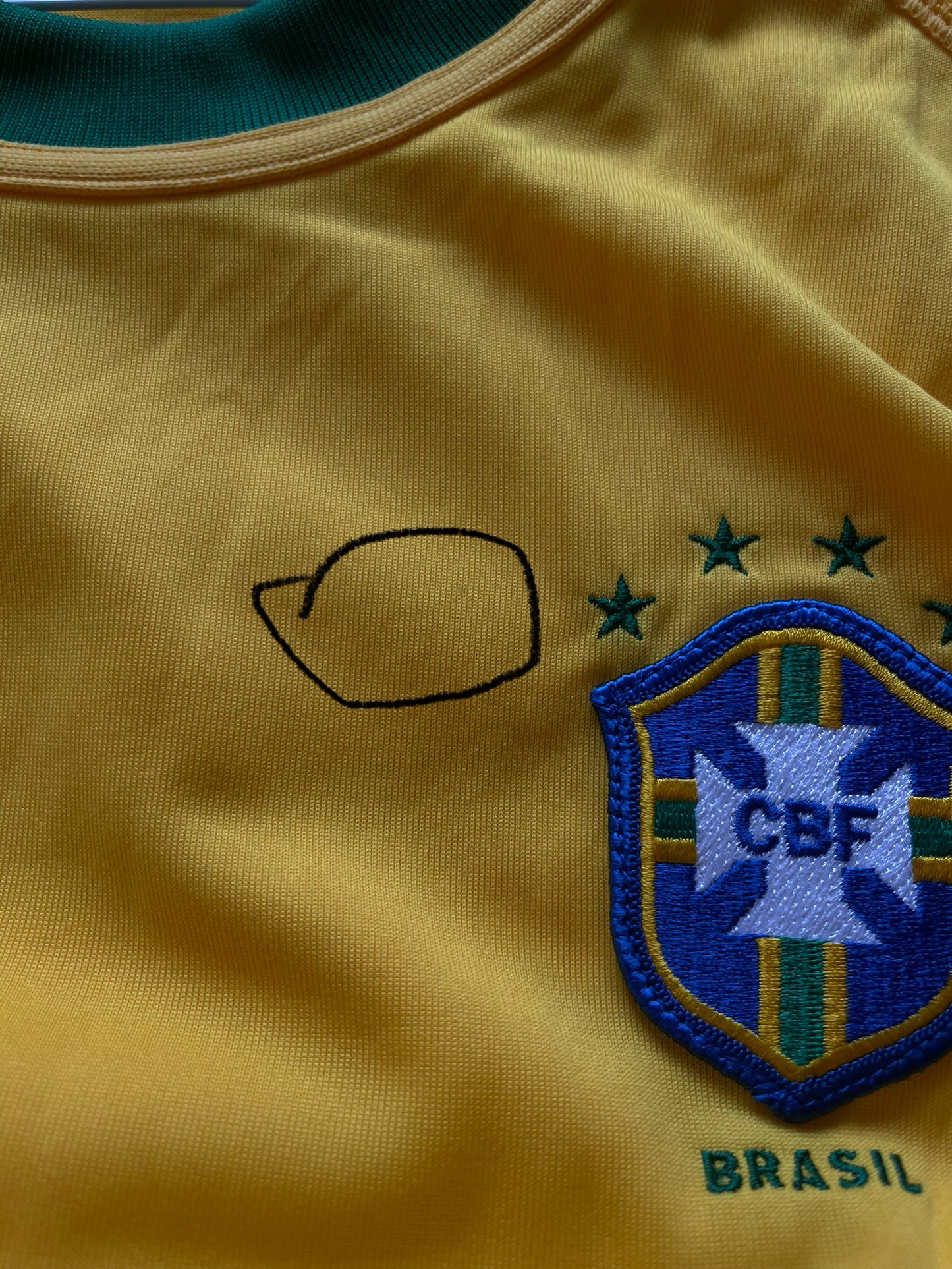 🇧🇷New Authentic Brazil Brasil Nike 2000-2001 Home Football Shirt Yellow Green DRI FIT Deadstock NOS BNWT Size XL