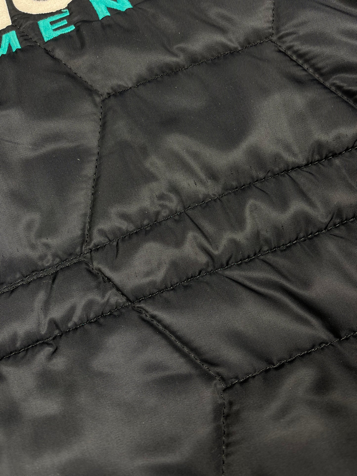 Vintage 90's Adidas Equipment Eqt Parka Jacket Coat Quilted Black Green Size L-XL