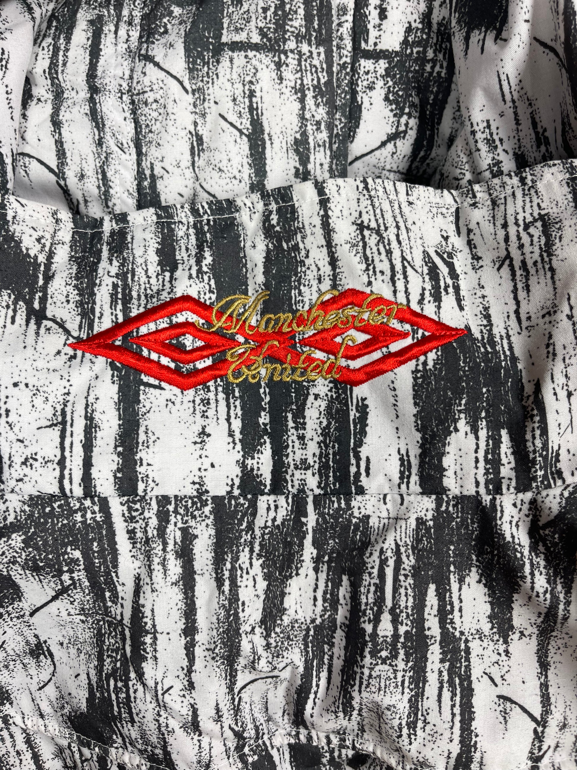 Vintage 1992 - 1993 Manchester United Umbro Jacket Size L Abstract Pattern