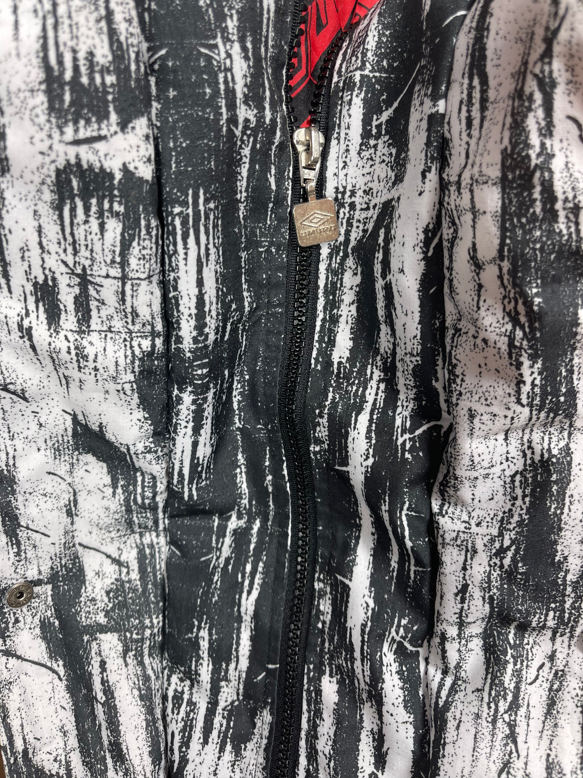 Vintage 1992 - 1993 Manchester United Umbro Jacket Size L Abstract Pattern