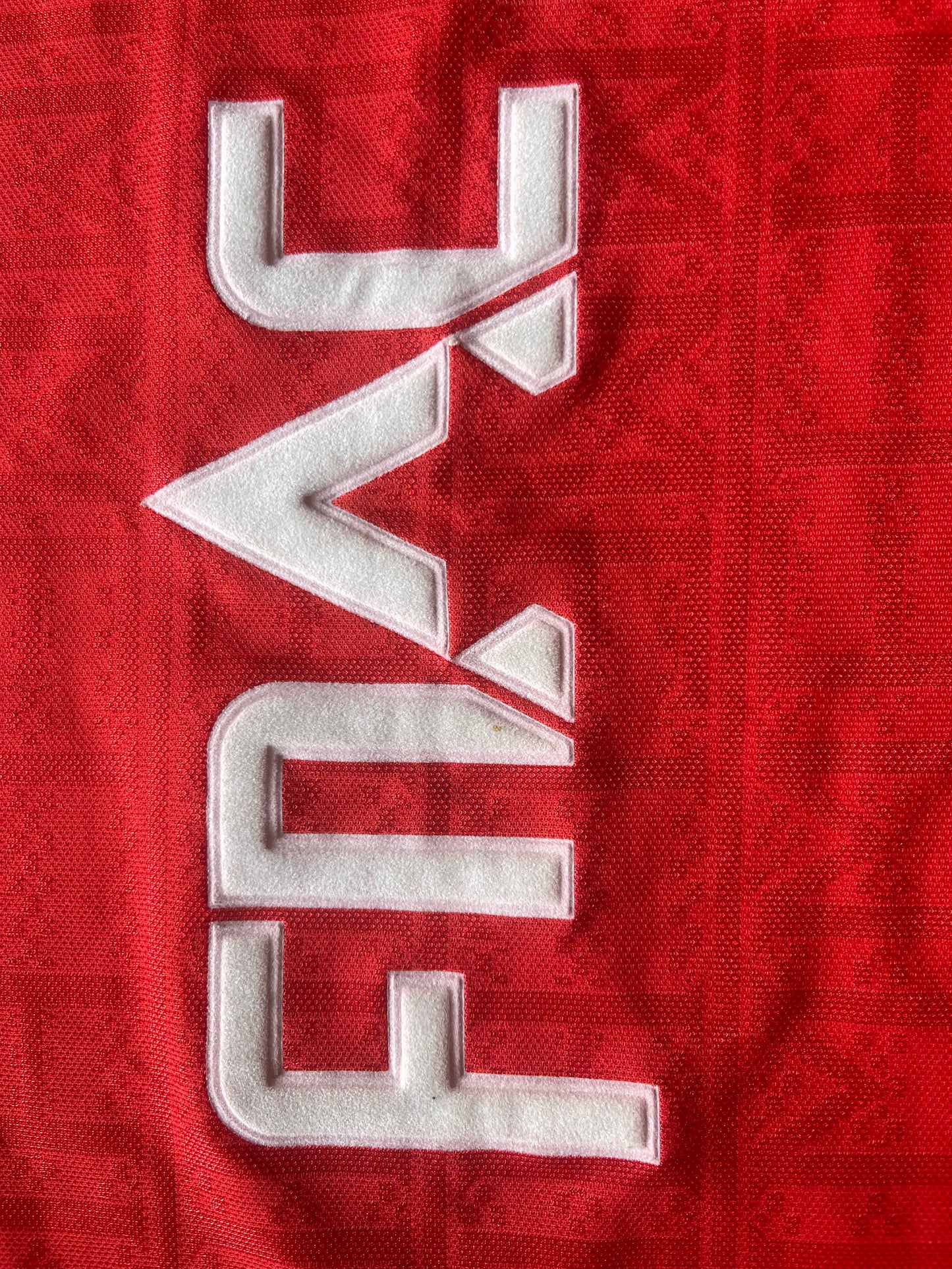 Vintage Benfica Lisbon Lisboa Hummel 1990 1991 Home Football Shirt Red Size L Made in England FNAC SLB