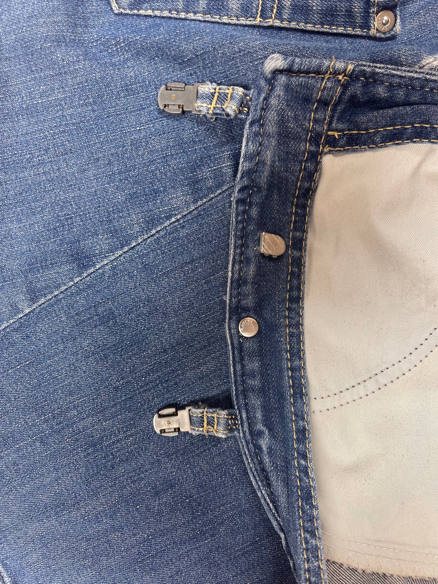 Y2K Levi's Engineered Jeans Denim Skirt Size XS