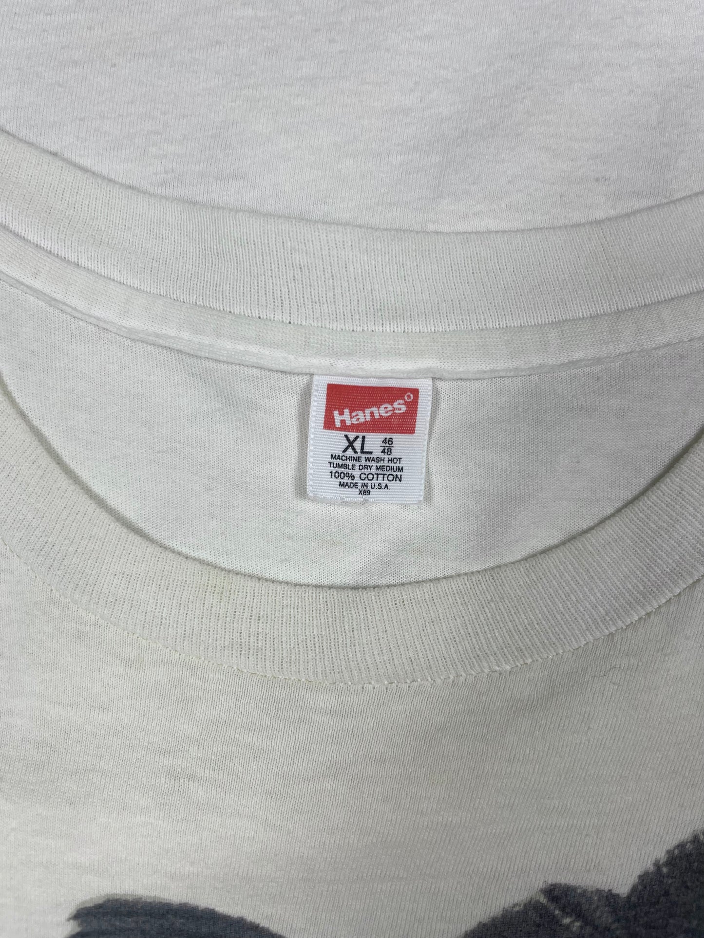 šāļø Authentic 1990 Vintage Madonna Blond Ambition World Tour Hanes Boy Toy Inc. T-Shirt White Made in USA Graphic Band Tee Single Stitch Size L - XL