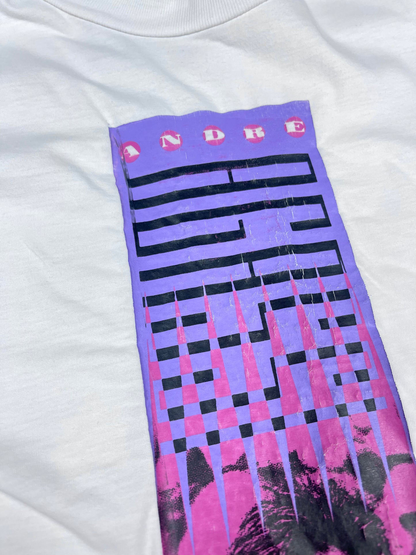 Vintage 90's Nike Andre Agassi T-Shirt White Size M-L Tennis