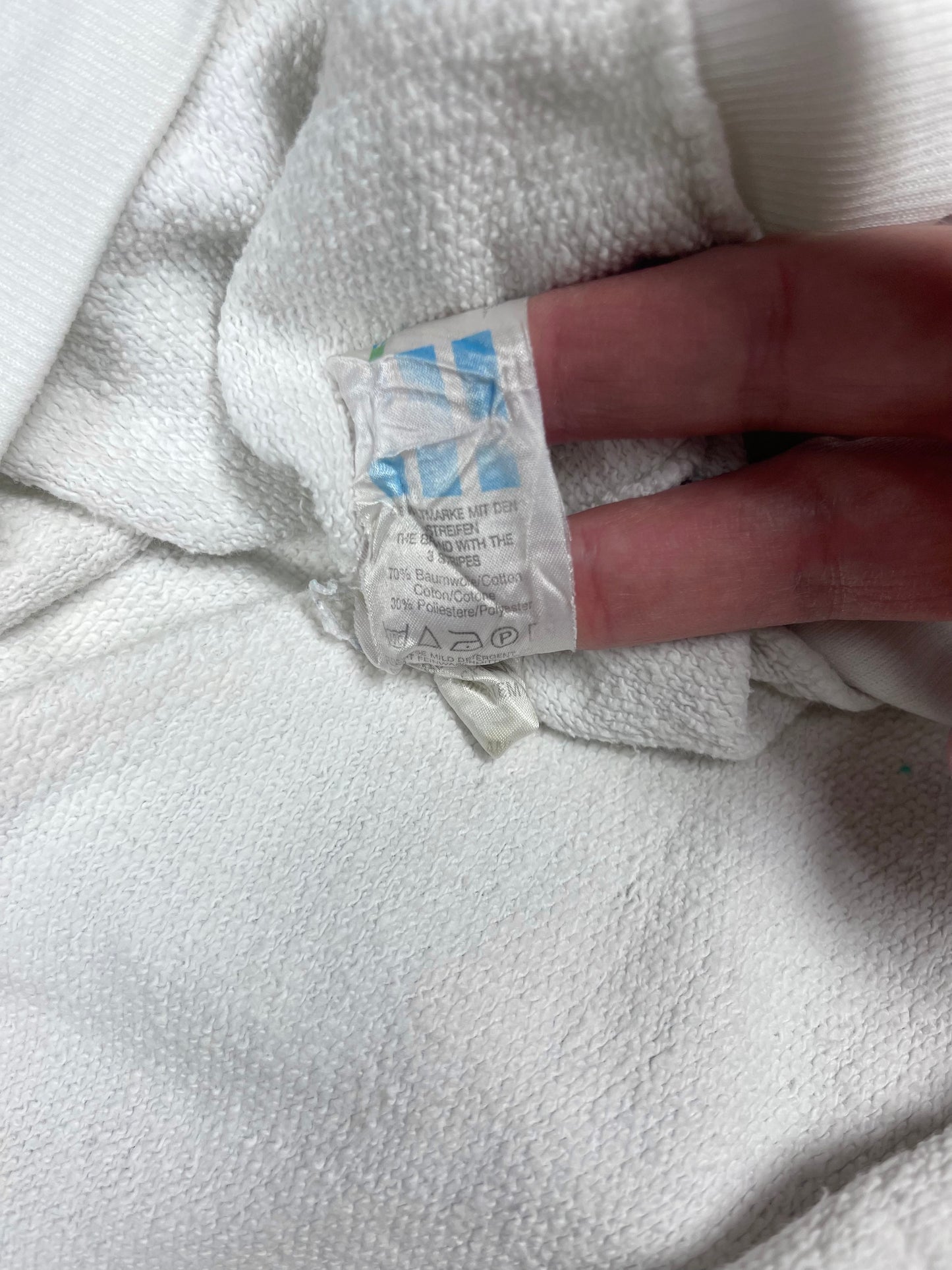 🇮🇹⚽️💎Iconic Adidas Coppa Del Mondo Italia 90 Etrusco Unico FIFA World Cup Mundial Mondial Sweatshirt Crew Neck White Black Green Red Size L XL