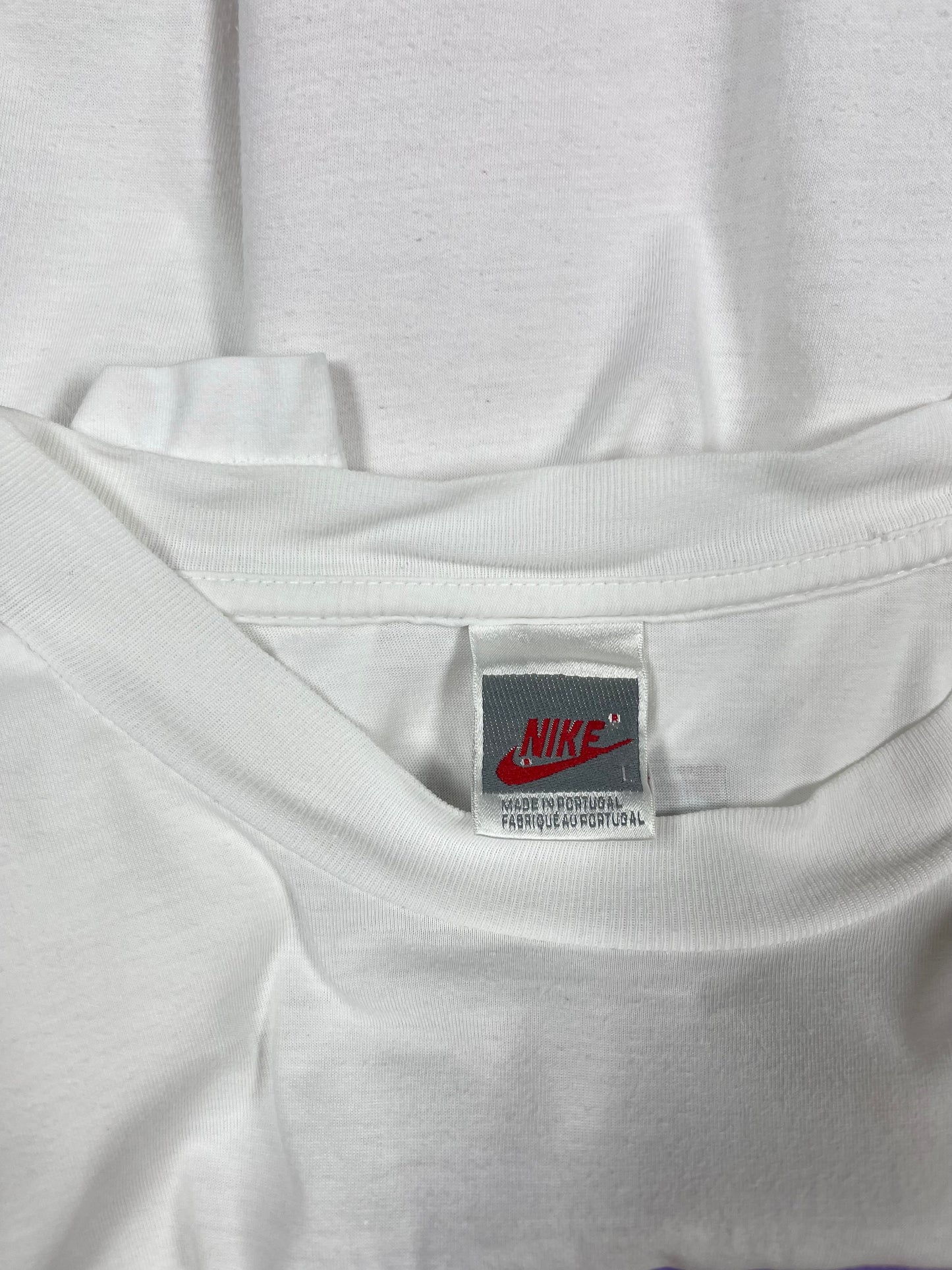 Vintage 90's Nike Andre Agassi T-Shirt White Size M-L Tennis