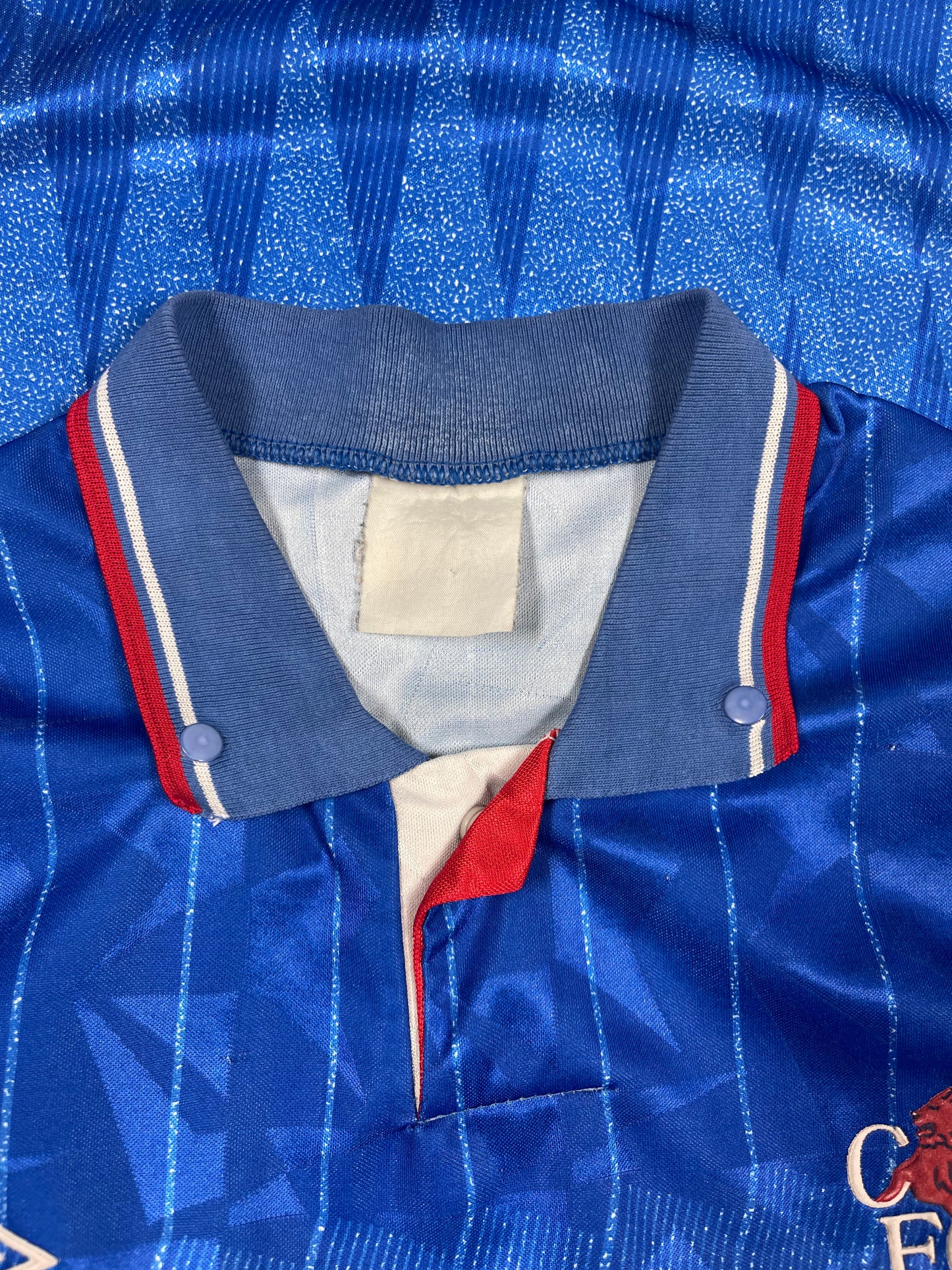 Vintage Chelsea Umbro 1989 - 1991 Home Football Shirt Blue Size M
