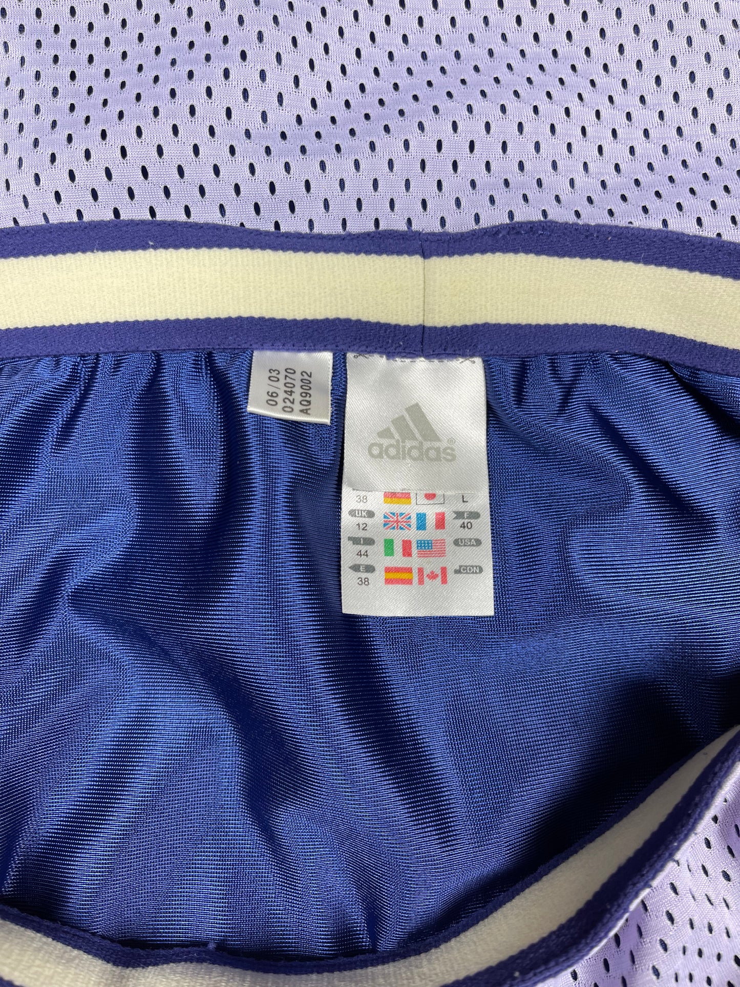 Y2K Adidas Reversible Midi Skirt 2003 Size M Blue