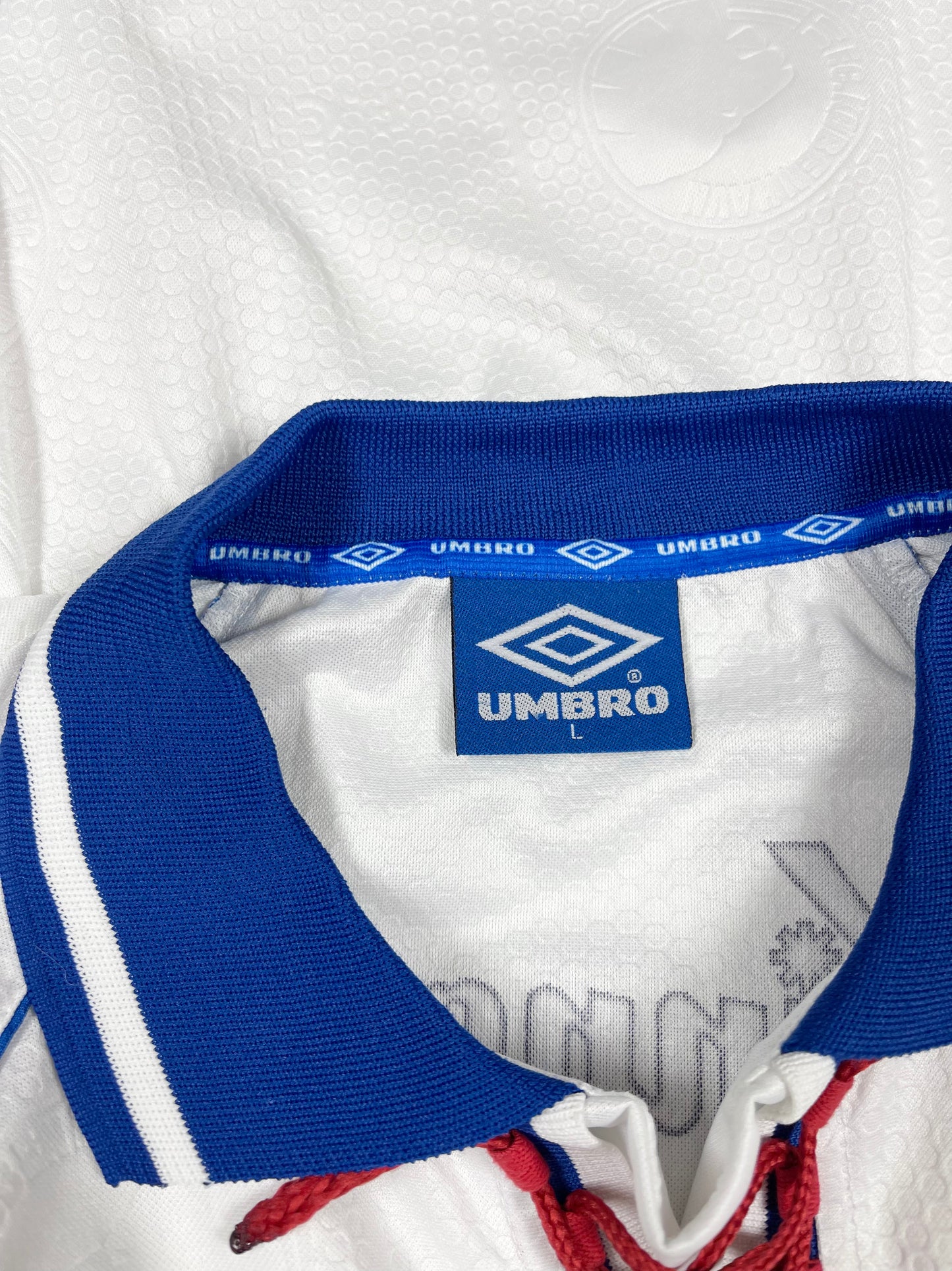 Vintage FC Copenhagen KØBENHAVN Umbro Home 1998-1999 Home Football Shirt Kinnarps Size L Made in Europe