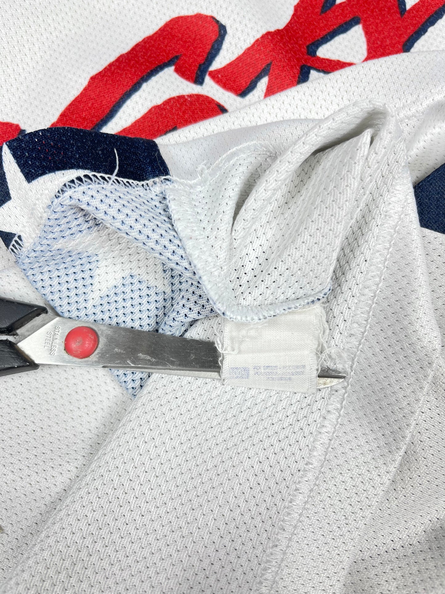Shaquille O'Neal Champion Team USA Dream Team Olympics Atlanta 1996 Basketball Jersey White Size M NBA