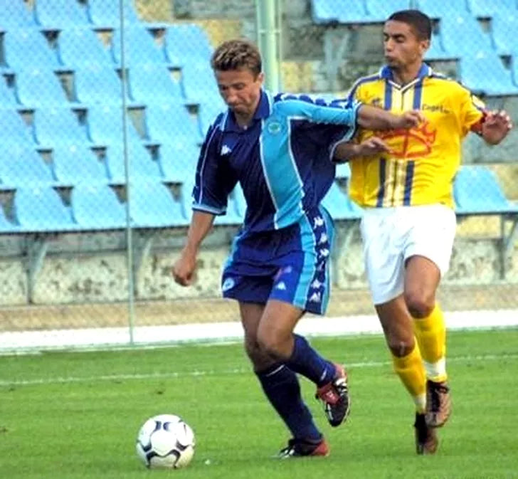 Rare FC National - Progresul (Romania) Kappa 2002 - 2003 Home Football Shirt Size L Made in Italy Long Sleeve