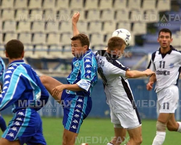 Rare FC National - Progresul (Romania) Kappa 2002 - 2003 Home Football Shirt Size L Made in Italy Long Sleeve