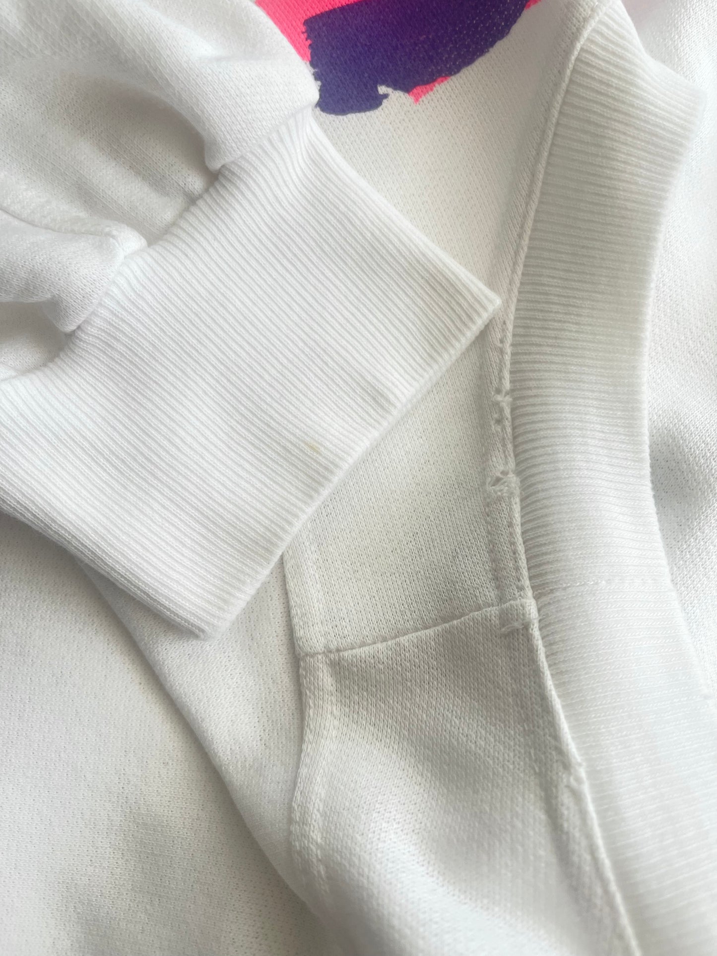 Vintage 80's Adidas Stefan Edberg Tennis Sweatshirt Crew Neck White Made in Yugoslavia Size L-XL