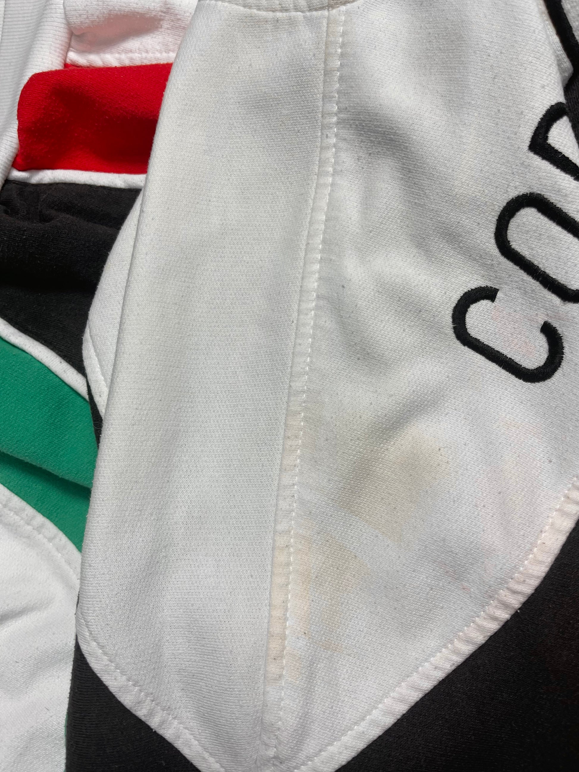 Rare Vintage 90's Adidas Coppa Del Mondo Italia 90 World Cup 1990 Sweatshirt Crewneck White Green Red Black