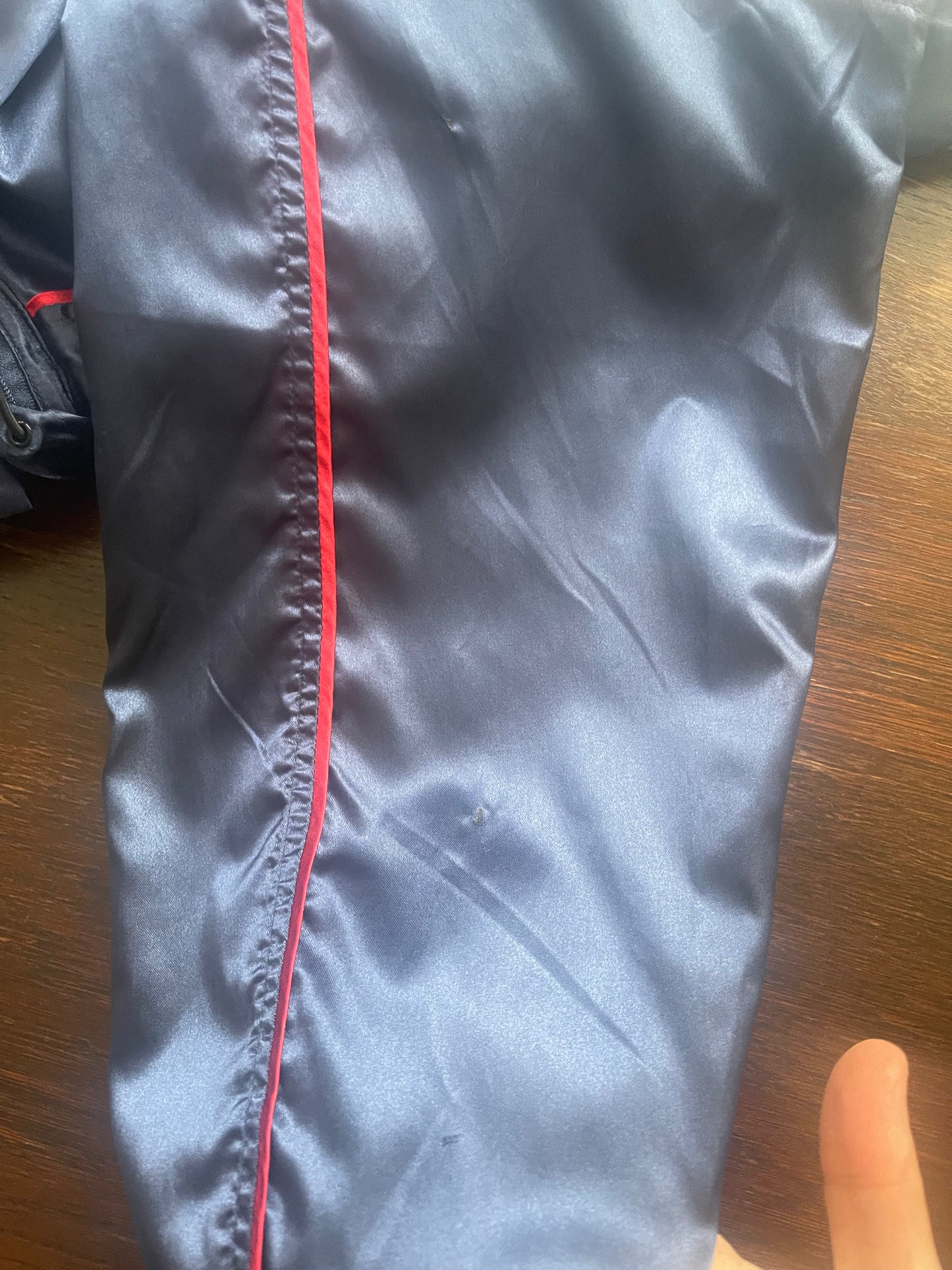 Vintage Y2K PSG Paris Saint Germain Nike Team 2001 - 2002 Track Hooded Jacket Shiny Size L