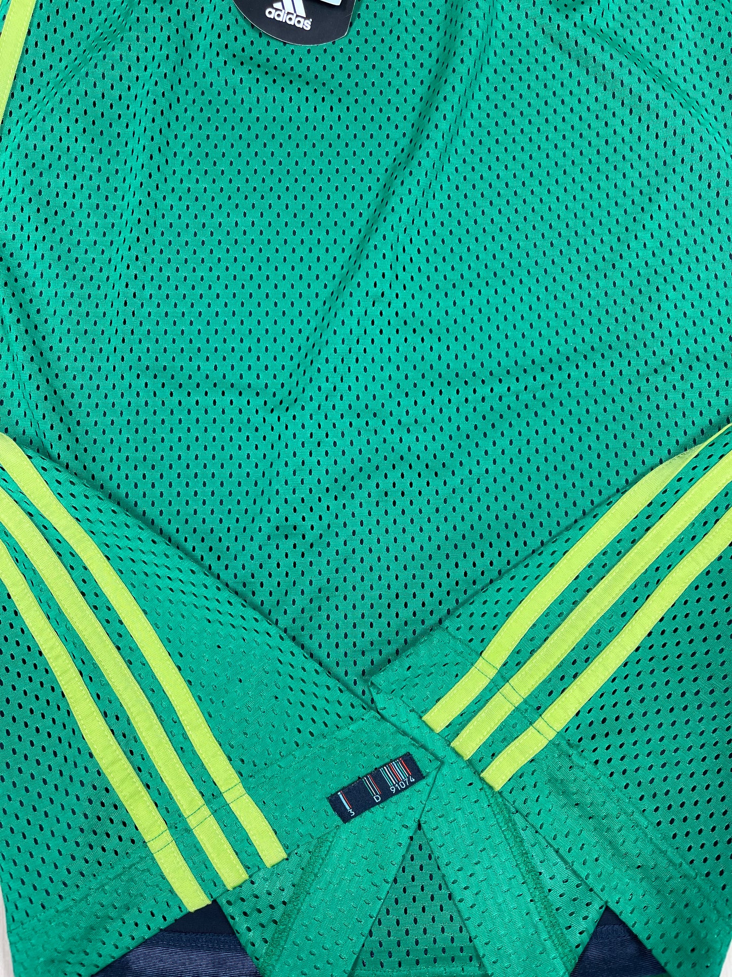 New Y2K Adidas Reversible Midi Skirt 2003 Size S Green NOS DeadStock BNWT DS