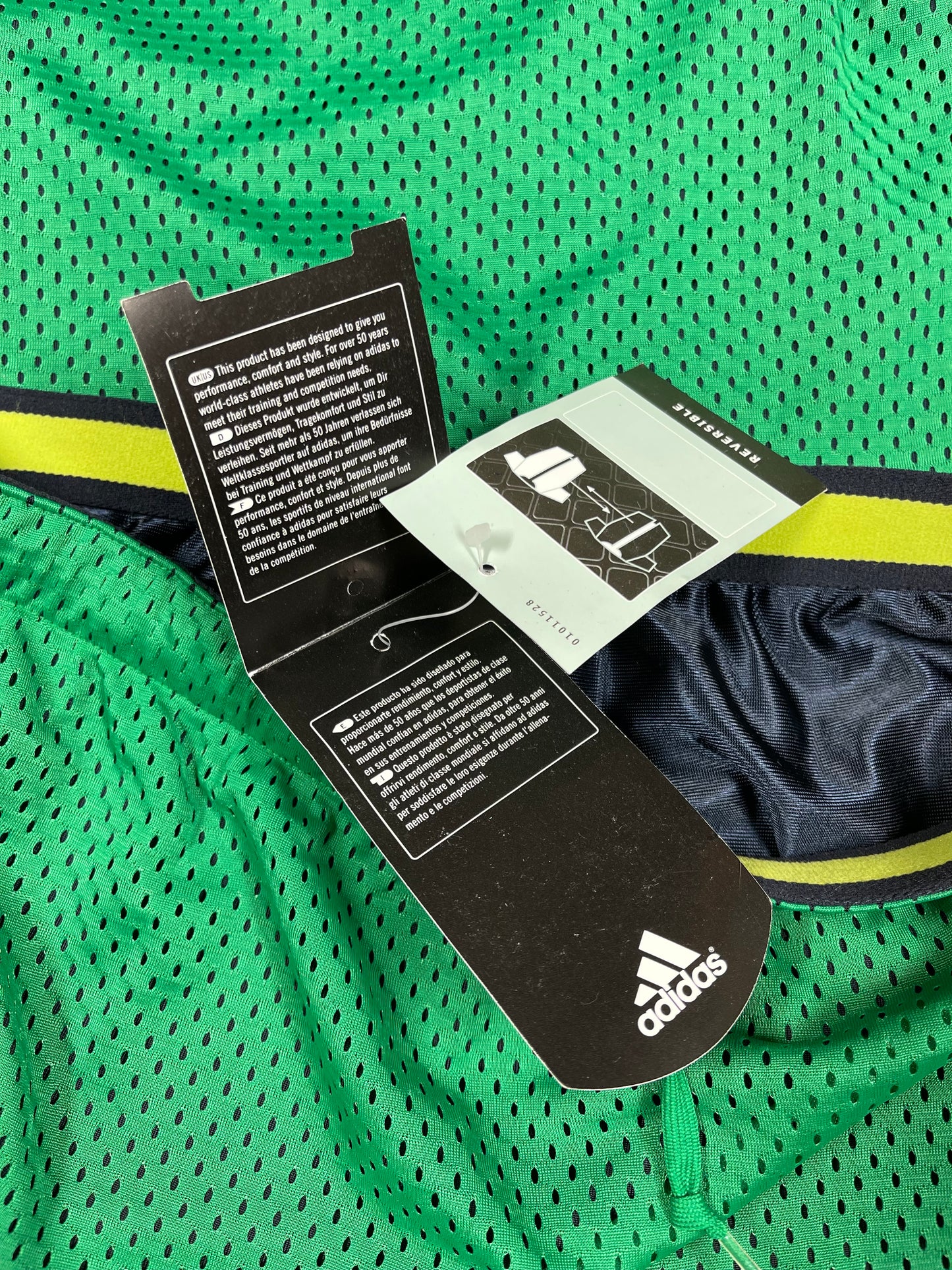 New Y2K Adidas Reversible Midi Skirt 2003 Size S Green NOS DeadStock BNWT DS
