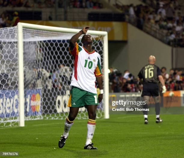 Y2K Senegal Le coq Sportif 2002 - 2003 - 2004 Home Football Shirt Size XL White World Cup 2002 Japan South Korea