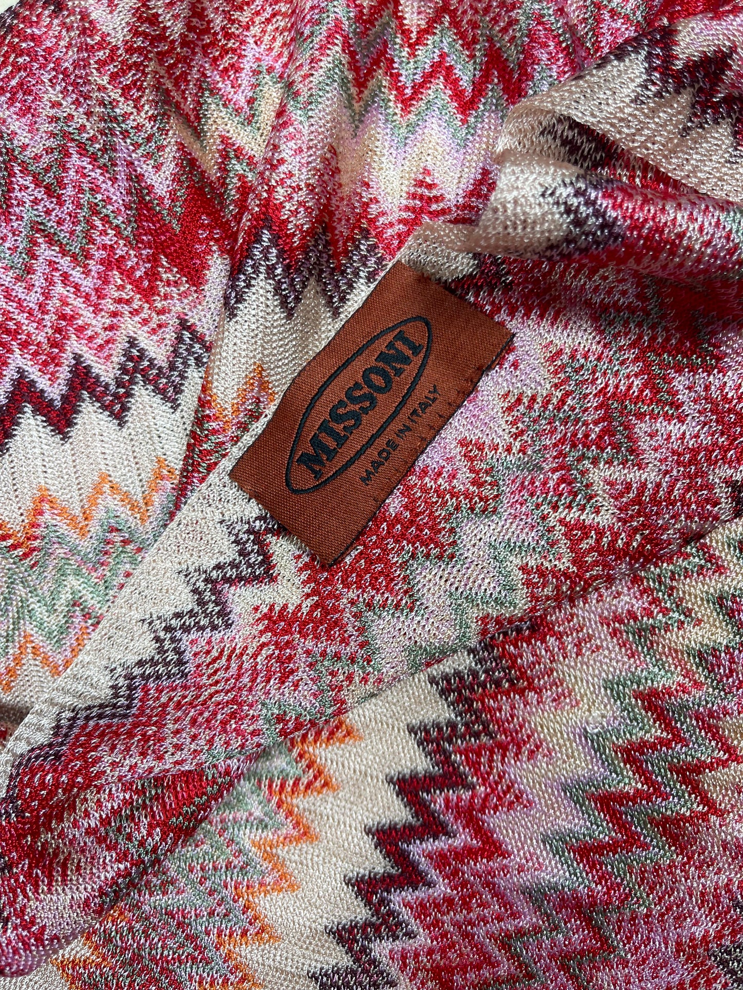 Vintage Missoni Scarf Made in Italy Colourful