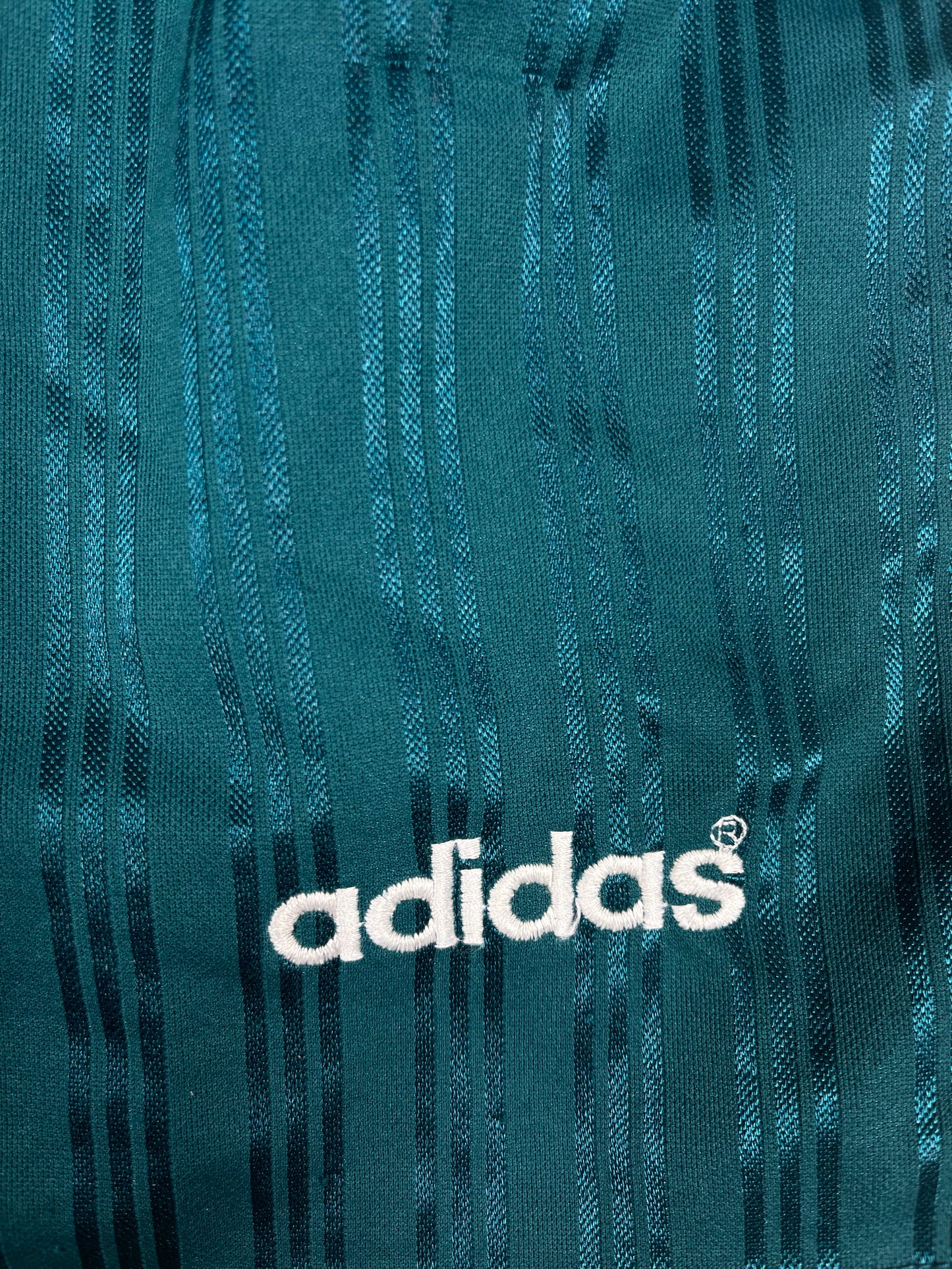 Vintage Liverpool FC Adidas 1995 - 1996 Away Shorts Green Made in UK Size M