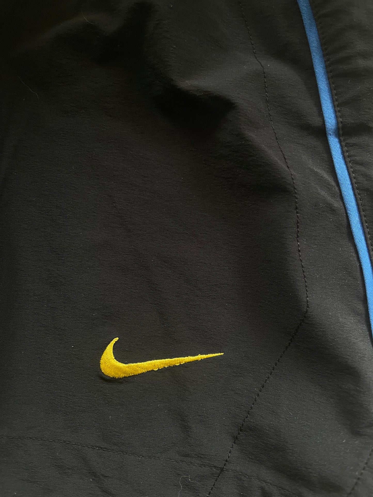 Authentic Inter Internazionale Milano Milan Nike 2000-2001 Home Football Shorts Black Blue Size M Made in UK BNWT NOS OG DS