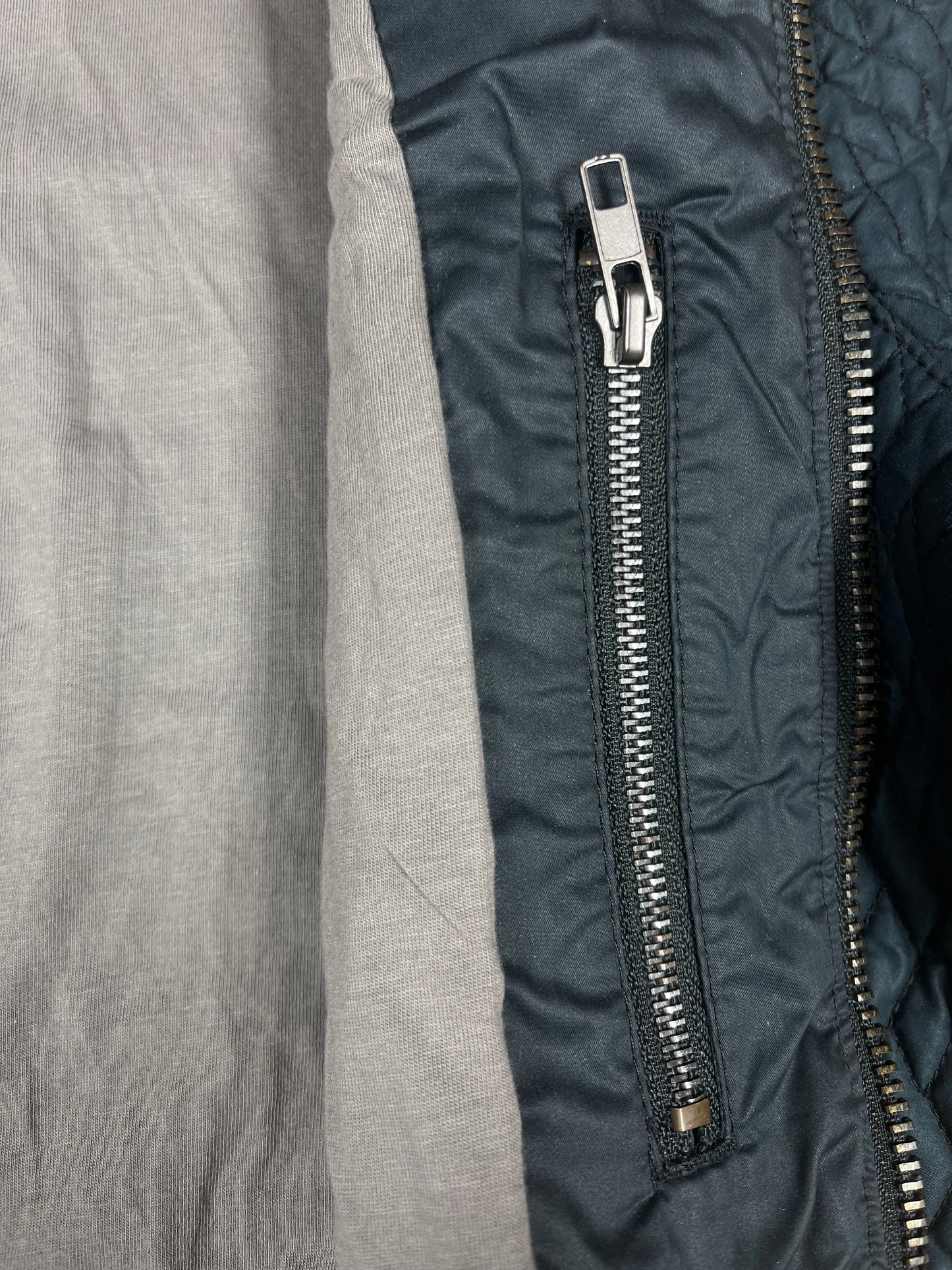 Puma X Alexander McQueen Quilted Bomber Jacket Size M Dark Navy Women