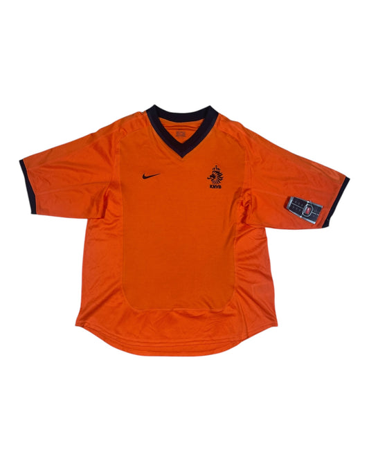 🇳🇱⚽️New Authentic Netherlands Nike 2000 - 2001 Home Football Shirt Orange BNWT NOS Size M