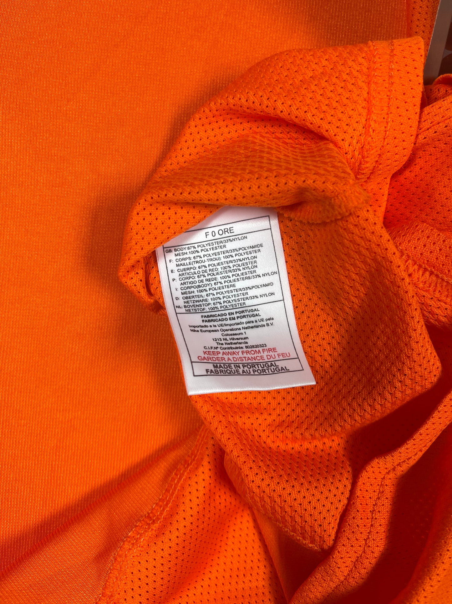 🇳🇱⚽️New Authentic Netherlands Nike 2000 - 2001 Home Football Shirt Orange BNWT NOS Size M