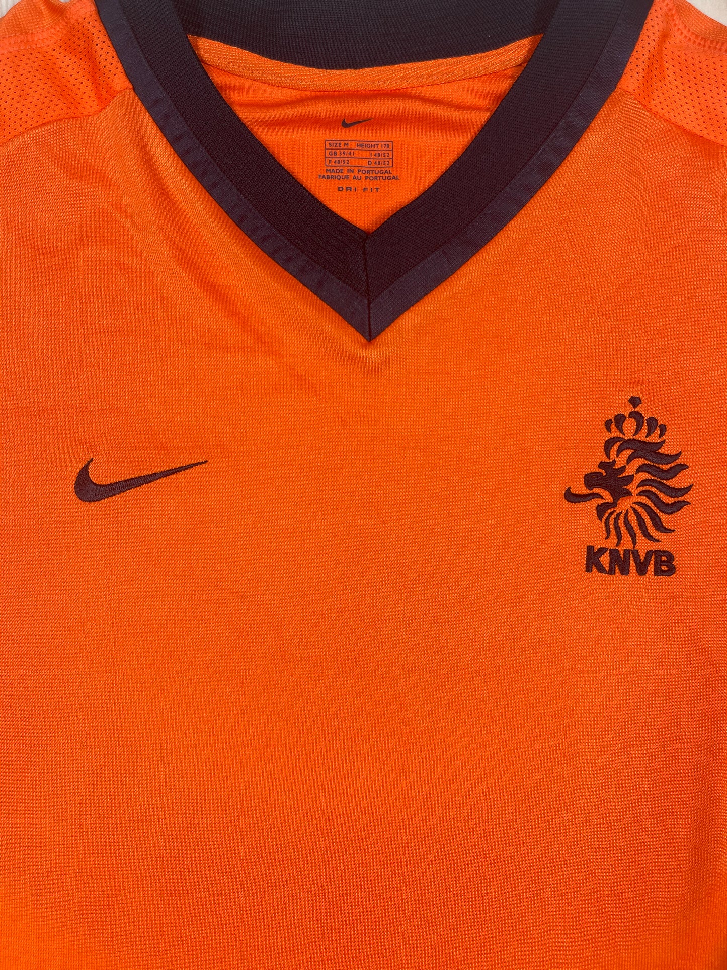 🇳🇱⚽️New Authentic Netherlands Nike 2000 - 2001 Home Football Shirt Orange BNWT NOS Size M
