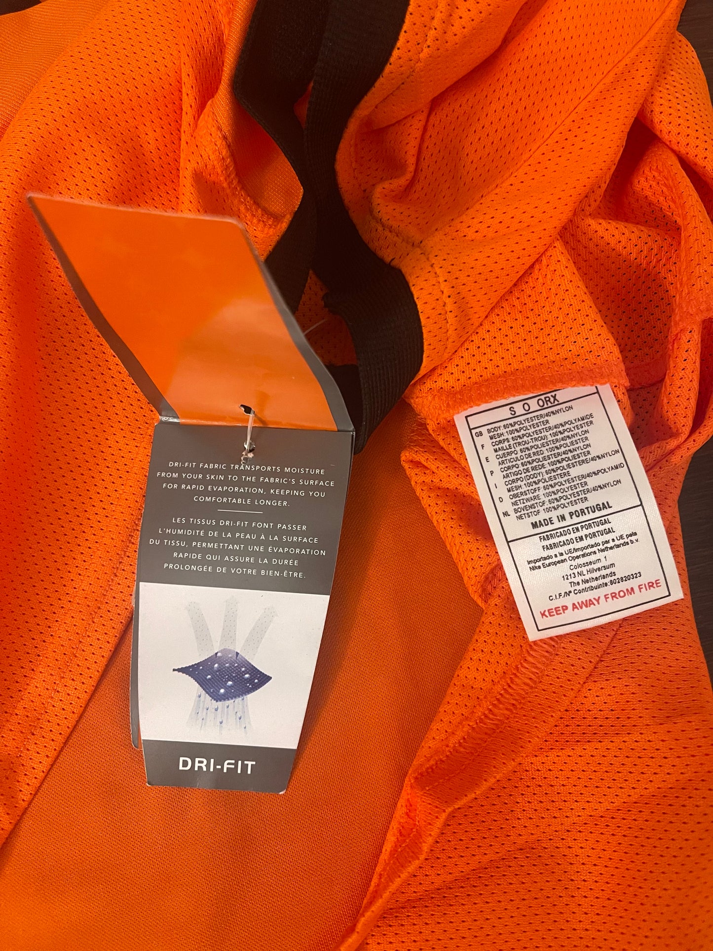 New Authentic Netherlands Nike Dri Fit 2000 - 2001 Home Football Shirt Orange BNWT NOS Deadstock Size XL
