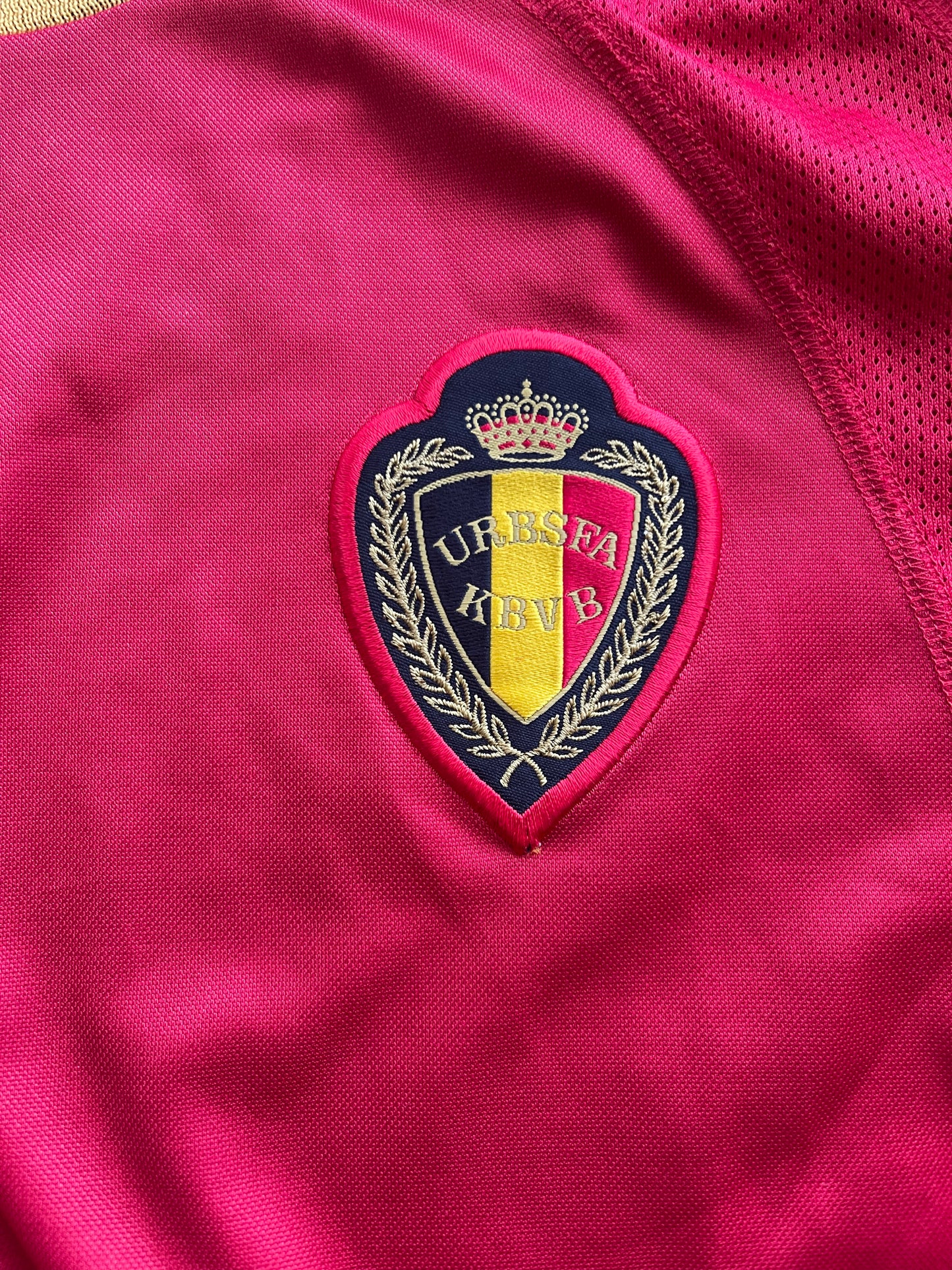 New Authentic Vintage Belgium Nike 2000 - 2001 Home Football Shirt Size L Red BNWT Deadstock NOS
