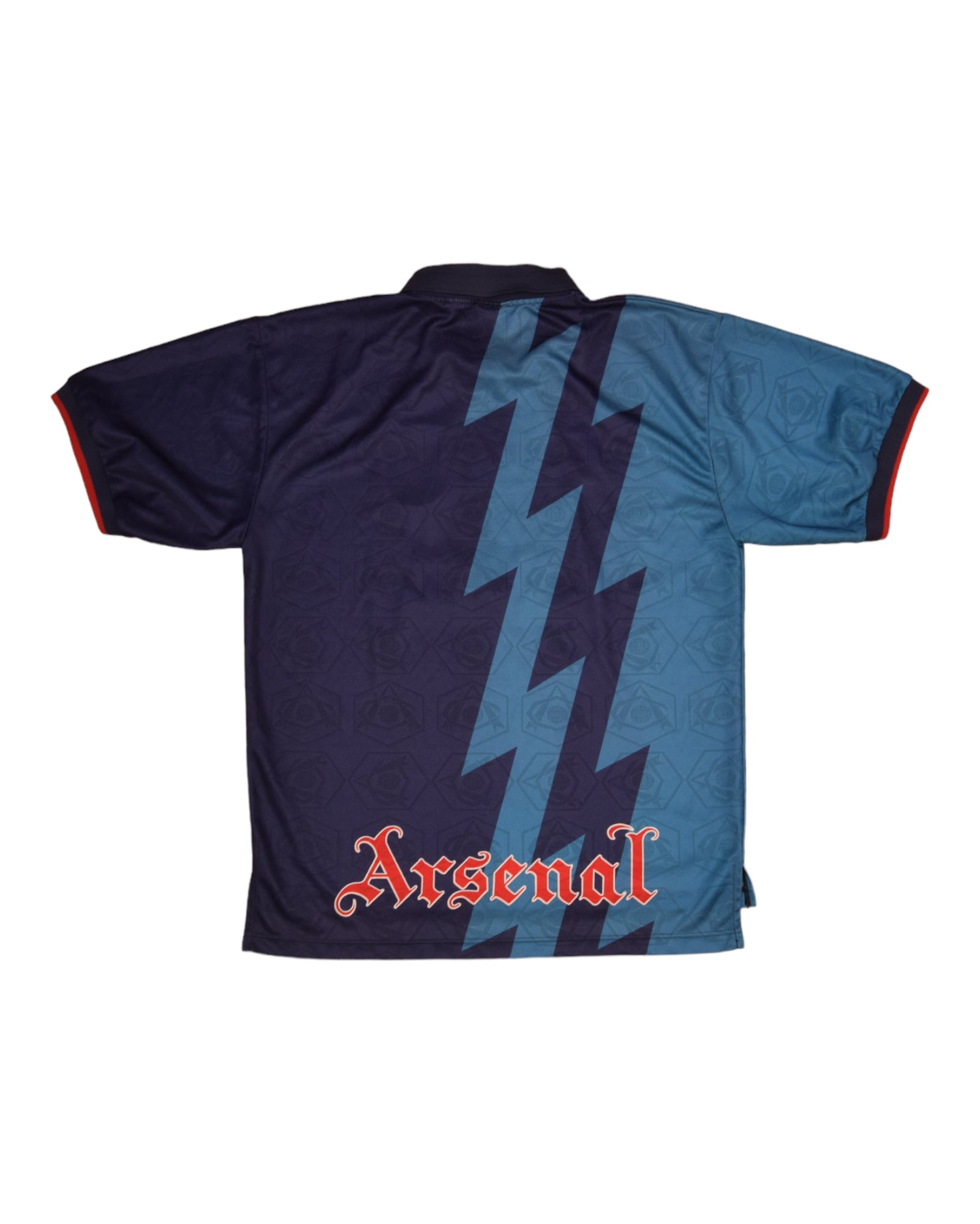 Authentic Arsenal Nike Premier 1995 - 1996 Away Football Shirt JVC Blue Size XL Zig Zag Thunder