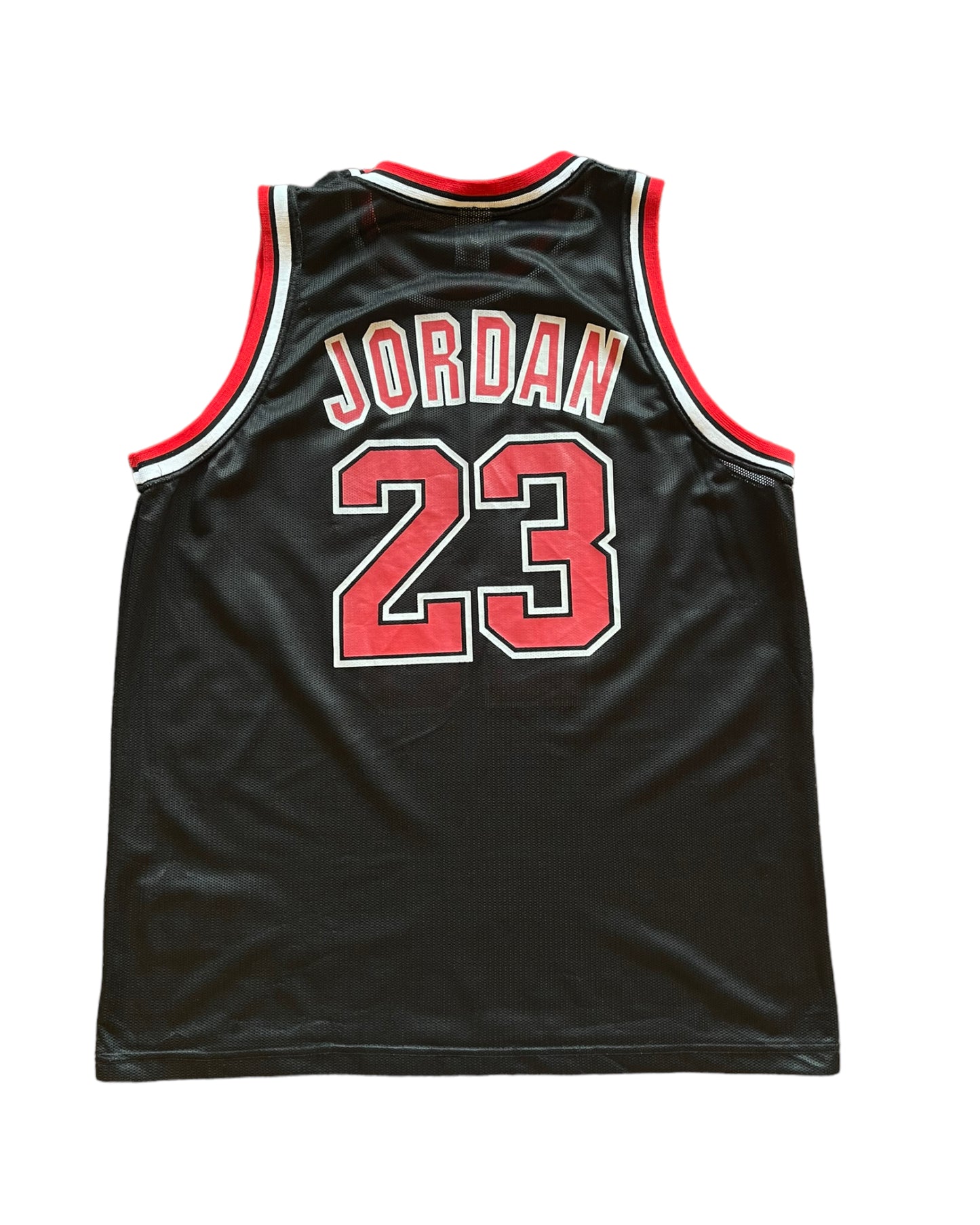 Michael Jordan Chicago Bulls Champion 23 1996 - 1997 Alternate Basketball Jersey NBA Black Size 50