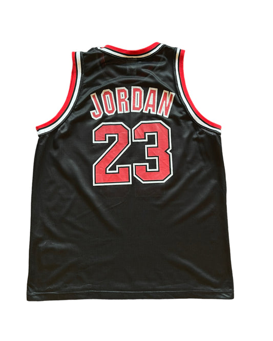 Michael Jordan Chicago Bulls Champion 23 1996 - 1997 Alternate Basketball Jersey NBA Black Size 50