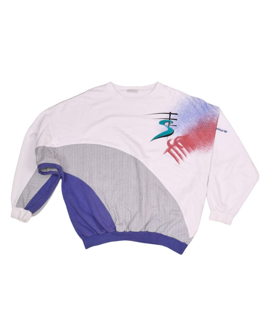 Adidas 80's Stefan Edberg Sweatshirt CrewNeck Size XL-XXL