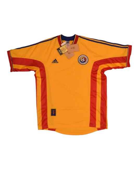 Vintage Authentic Romania Adidas 1998 1999 Home Football Shirt Size M BNWT New Made in England France 1998 World Cup