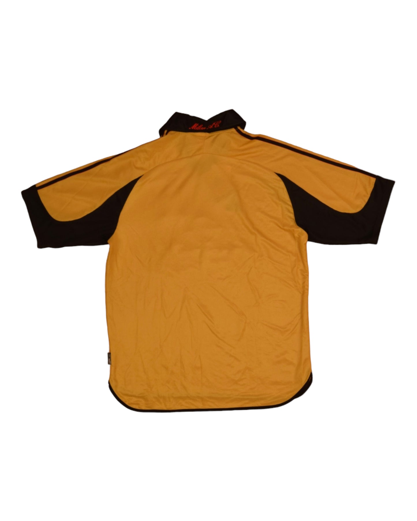 BNWT New Vintage Authentic AC Milan Adidas 1999 - 2000 Fourth Football Shirt Anniversary Centenary 1899 1999 OPEL Size L Made in Italy Gold Deadstock