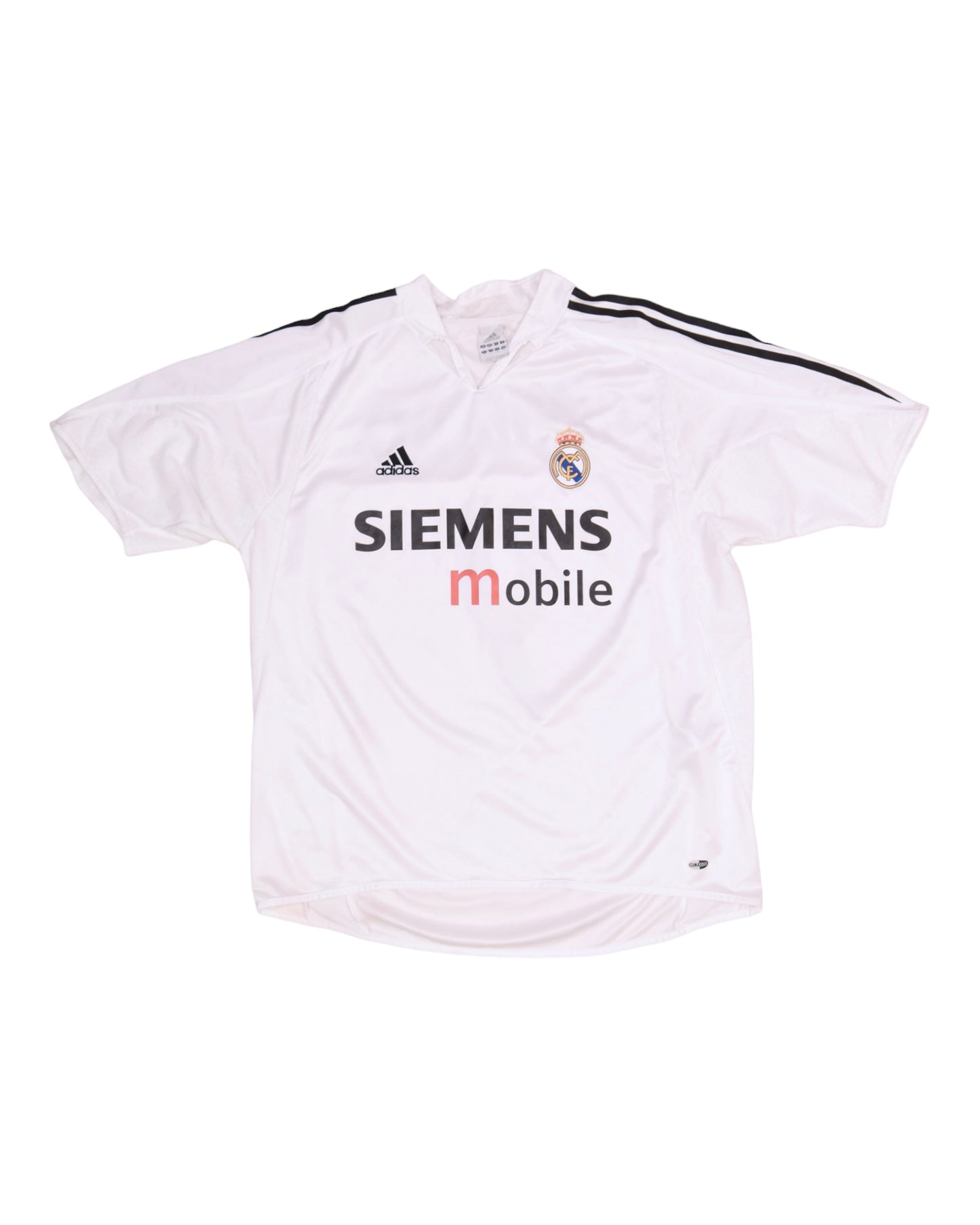 Ronaldo Nazario De Lima 'Il Fenomeno' 'The Phenomenon' R9 Real Madrid  Adidas 2004 2005 Home Football Shirt 9 White Siemens Mobile
