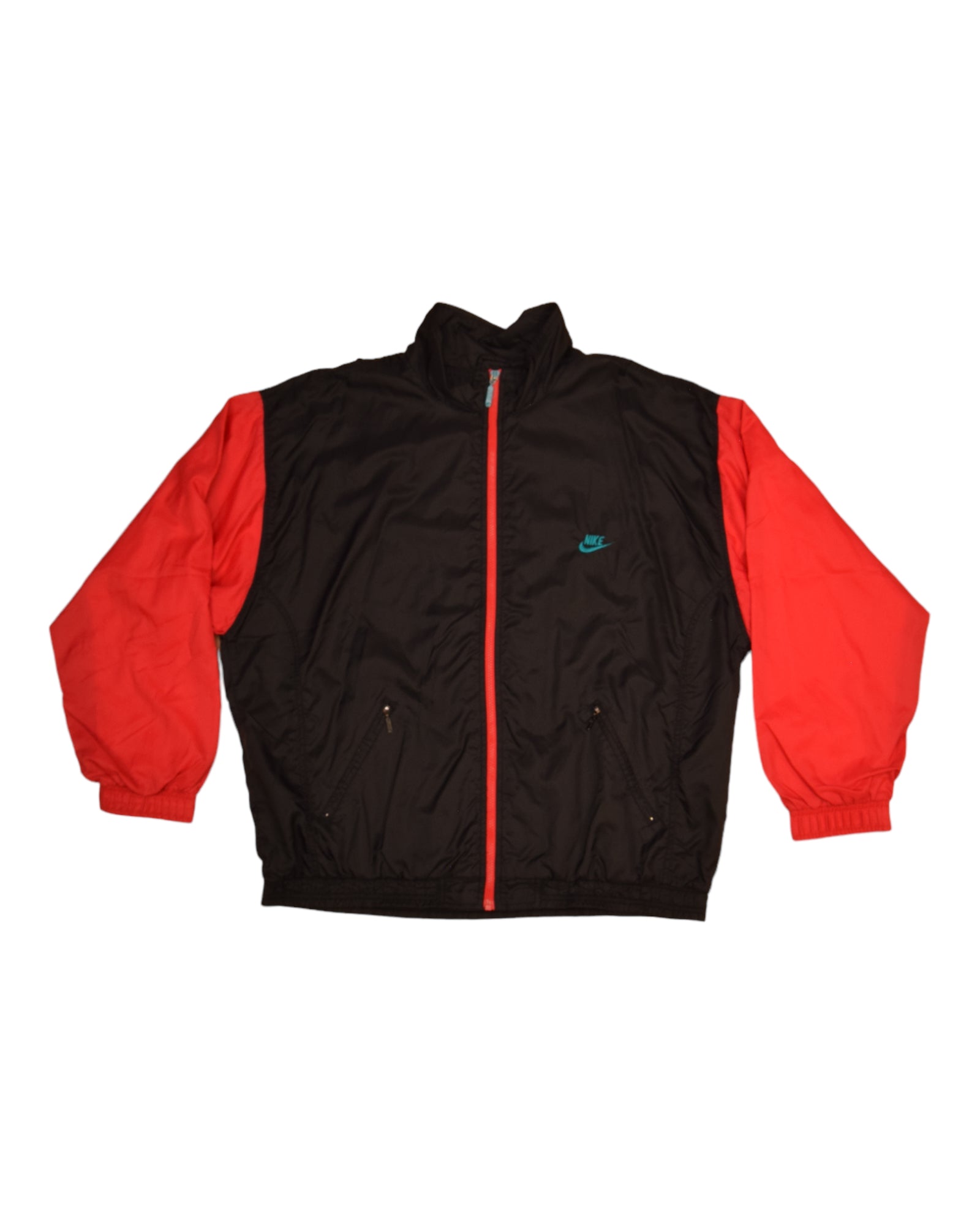 Vintage 90's Nike Jacket Shell Size XL Red Grey Blue Black