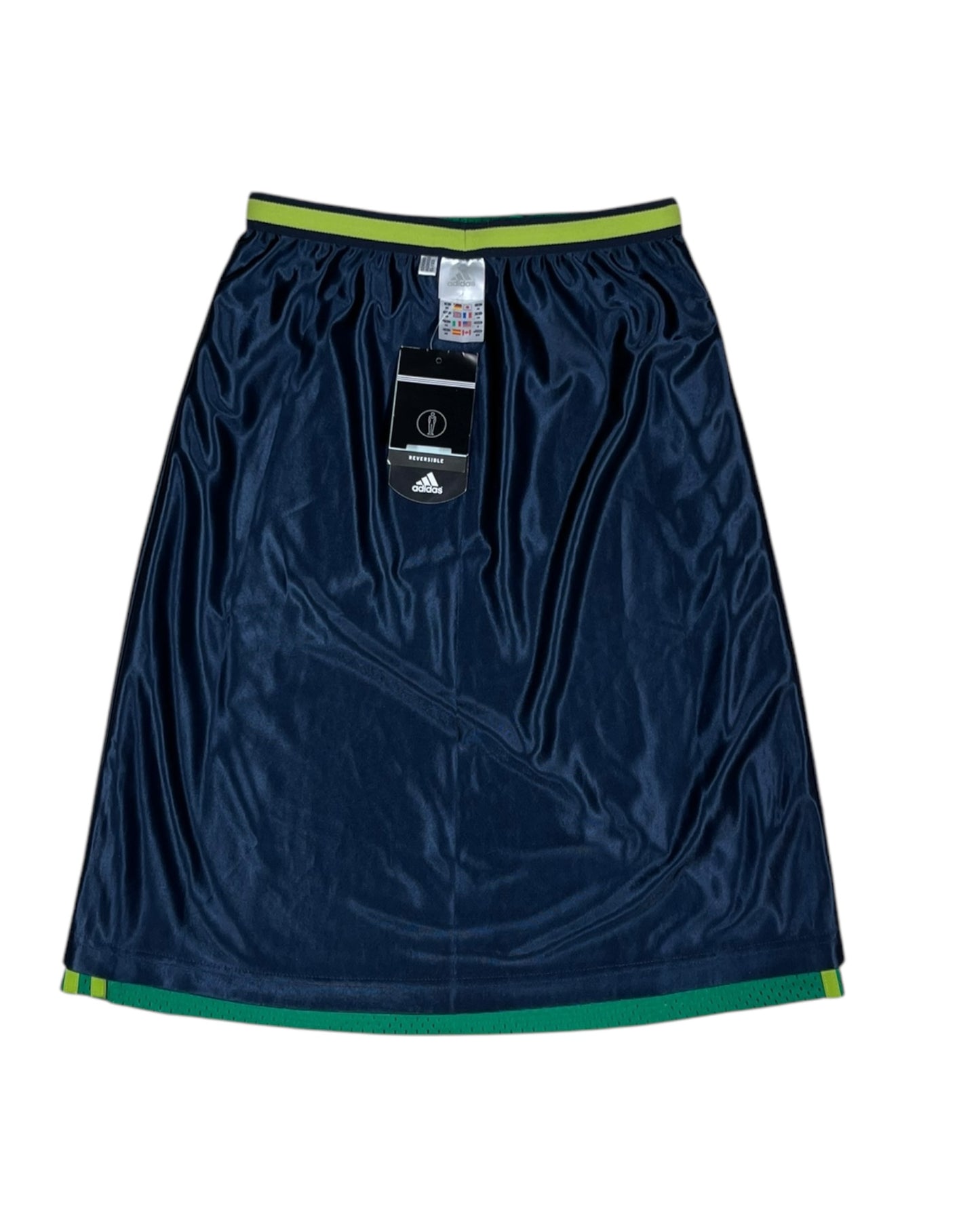 New Y2K Adidas Reversible Midi Skirt 2003 Size S Green NOS DeadStock BNWT DS