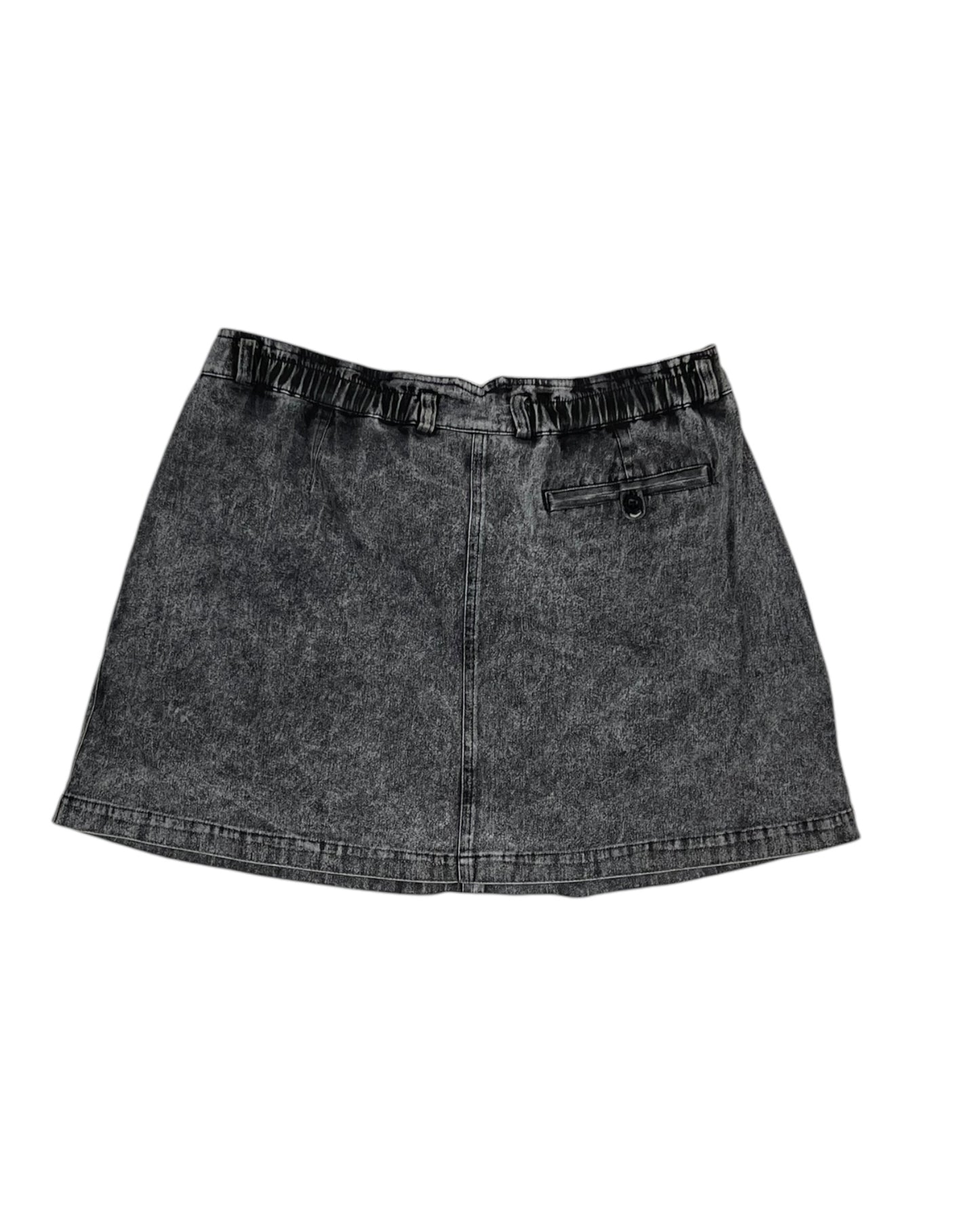 Vintage 90's Nike Challenge Court Tennis Pleated Skirt Size L Denim Acid Washed Andre Agassi