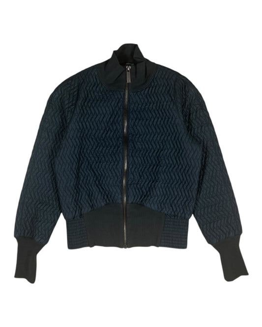 Puma X Alexander McQueen Quilted Bomber Jacket Size M Dark Navy Women