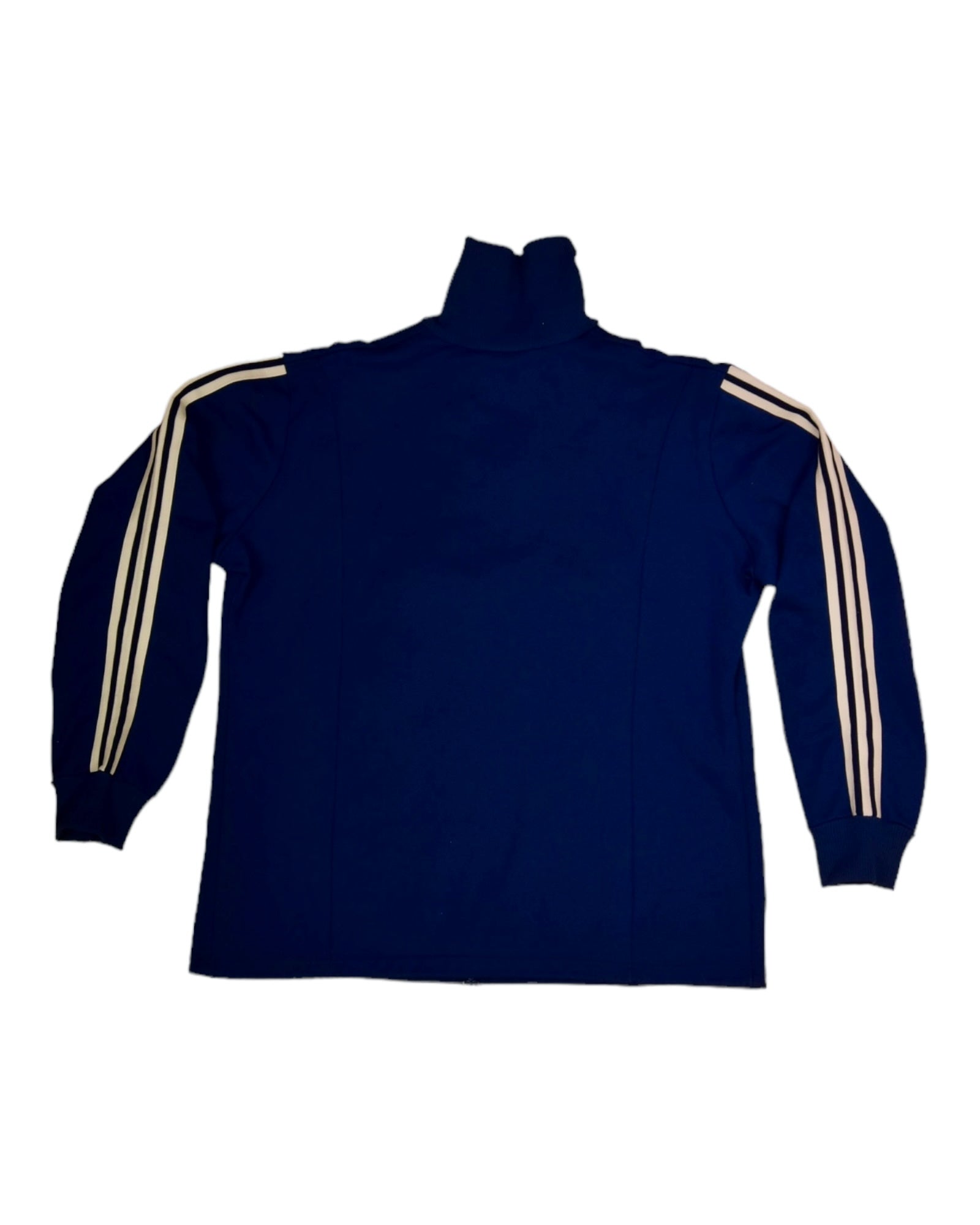 Vintage Adidas Quarter 1/4 Zip Sweatshirt / Jacket Blue Size 50 / M Made in Yugoslavia