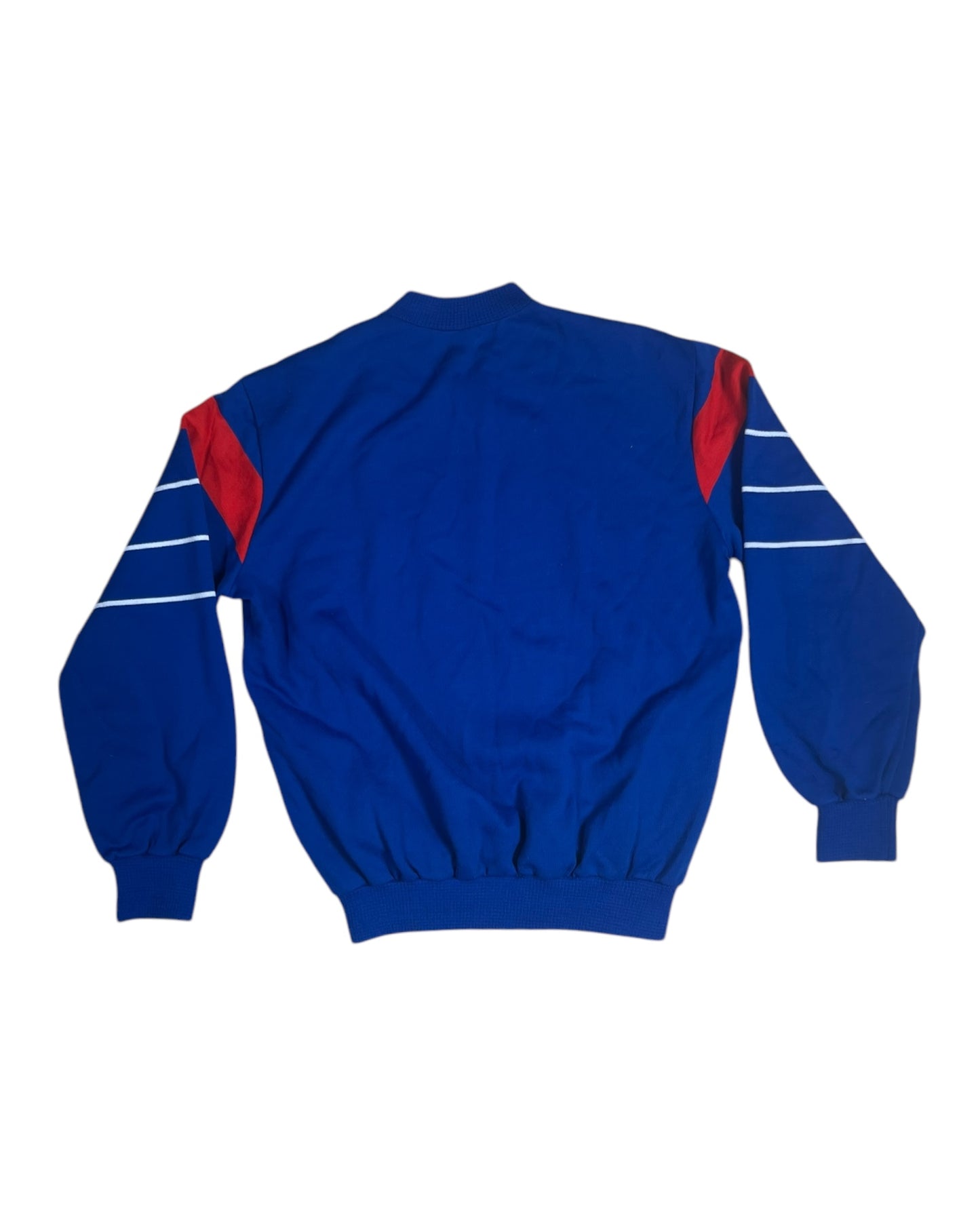 🇫🇷⚽️Vintage 1984 Adidas Ventex Sweatshirt France Template / Design Euro 1984 World Cup 1998 Size S Blue Red White Polyacryl Acrylic