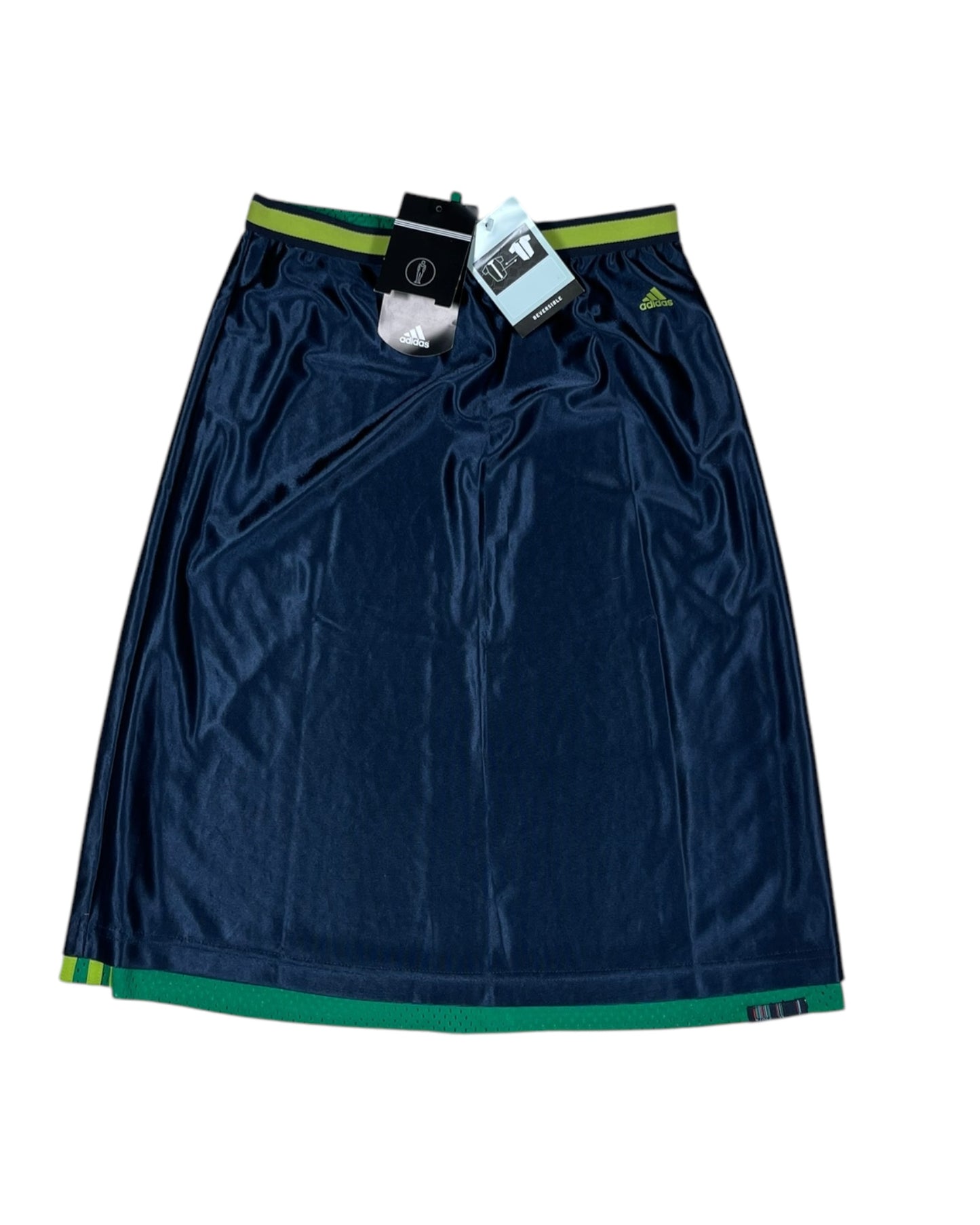 New Y2K Adidas Reversible Midi Skirt 2003 Size S Green NOS DeadStock BNWT DS